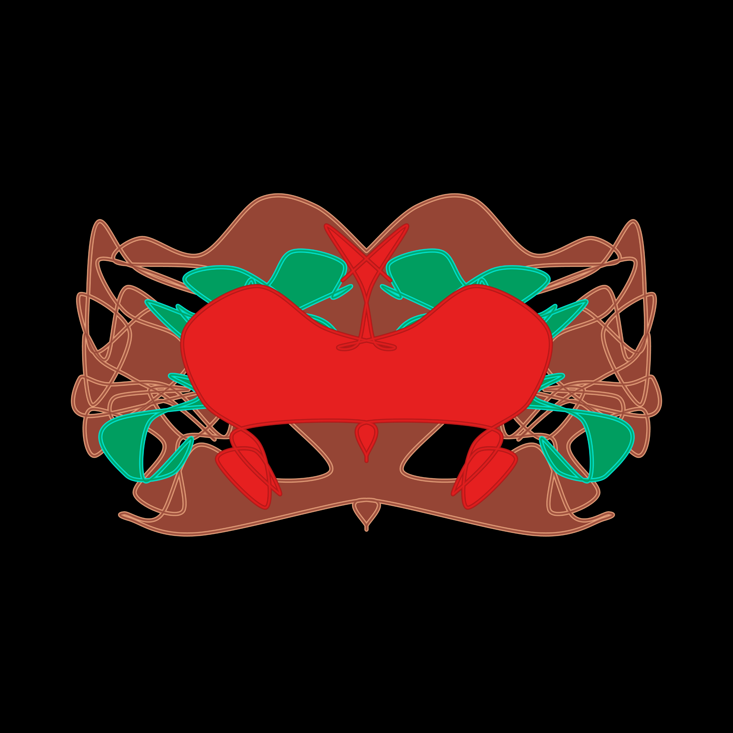 Art Blocks - Art Blocks v2 - Cryptoblots #1556 - NFT # 3001556