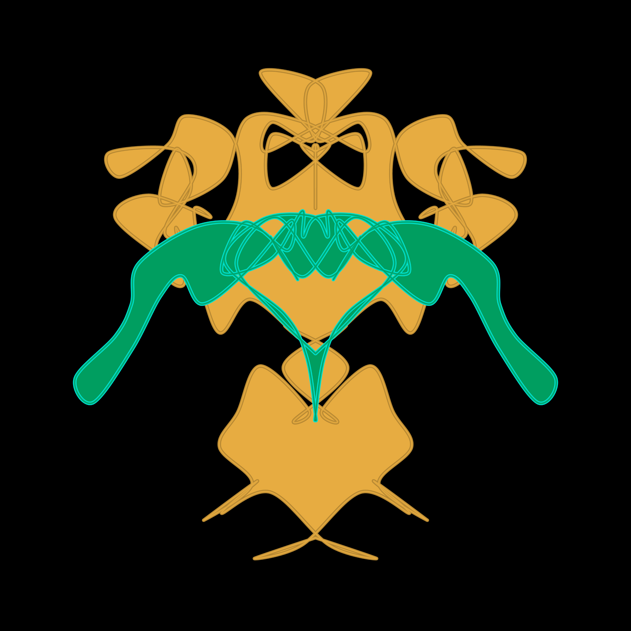 Art Blocks - Art Blocks v2 - Cryptoblots #1566 - NFT # 3001566