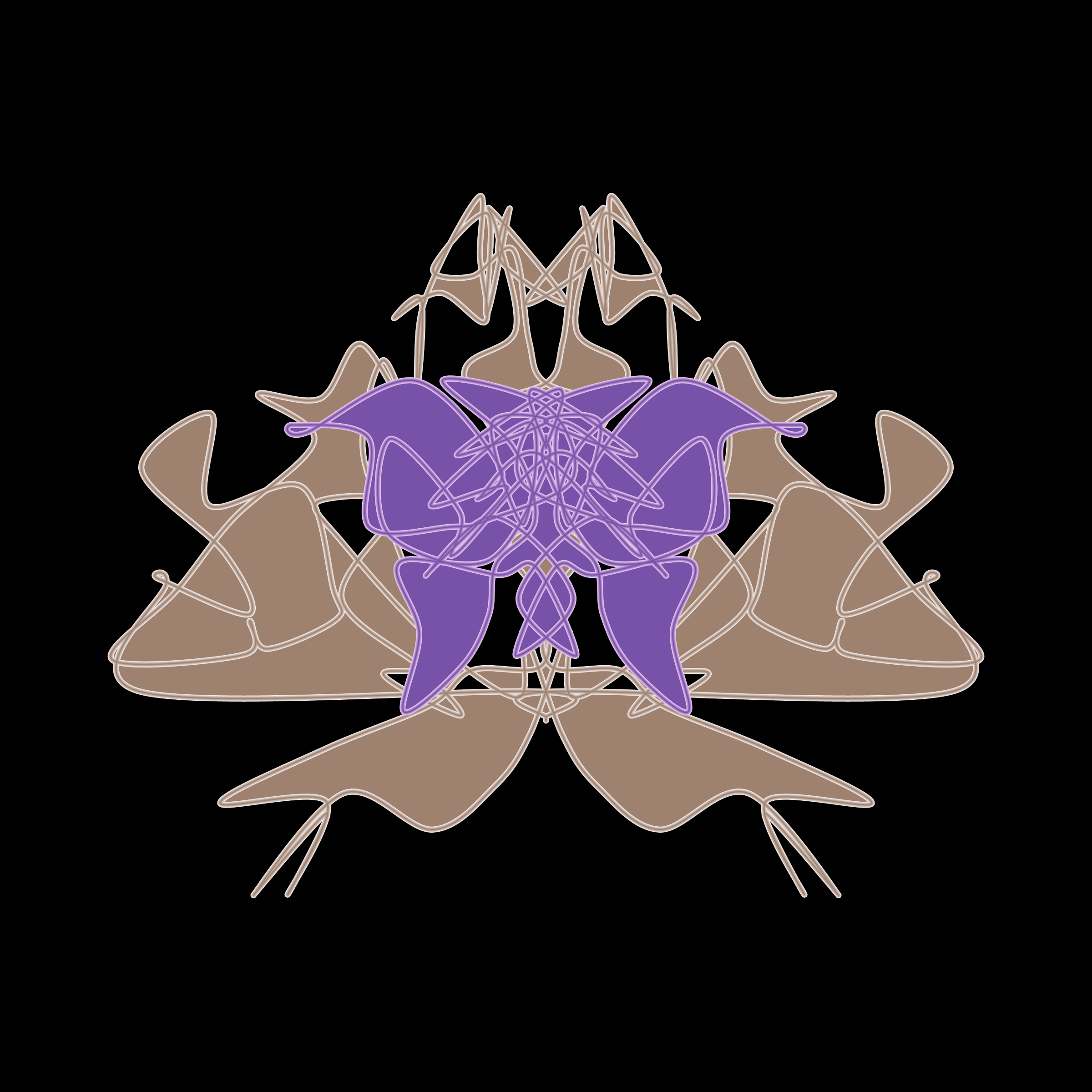 Art Blocks - Art Blocks v2 - Cryptoblots #1571 - NFT # 3001571