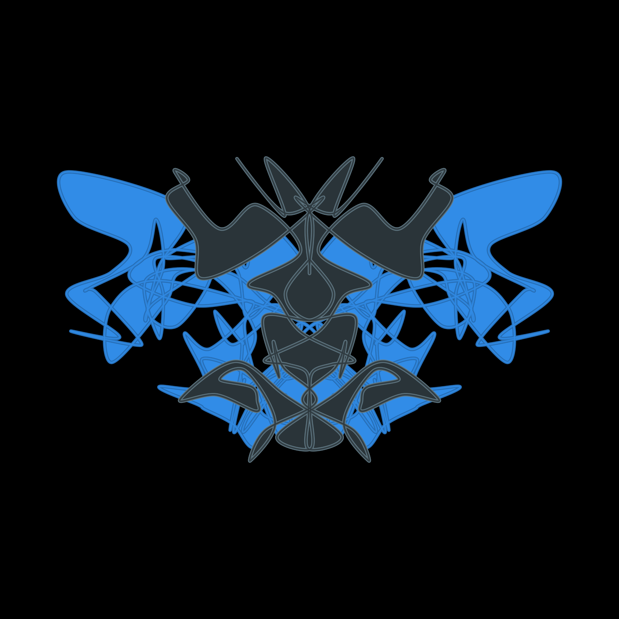 Art Blocks - Art Blocks v2 - Cryptoblots #1575 - NFT # 3001575