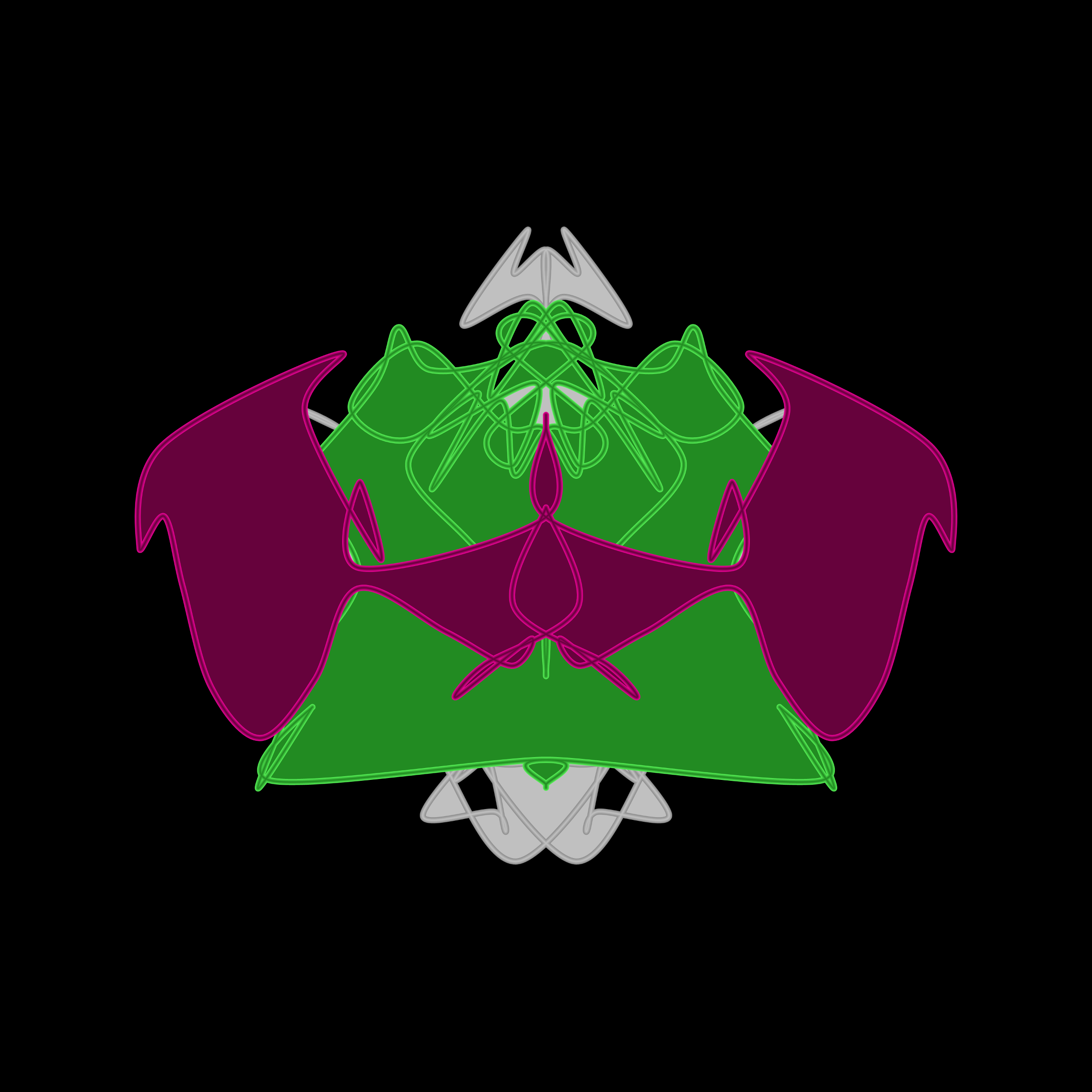 Art Blocks - Art Blocks v2 - Cryptoblots #1585 - NFT # 3001585