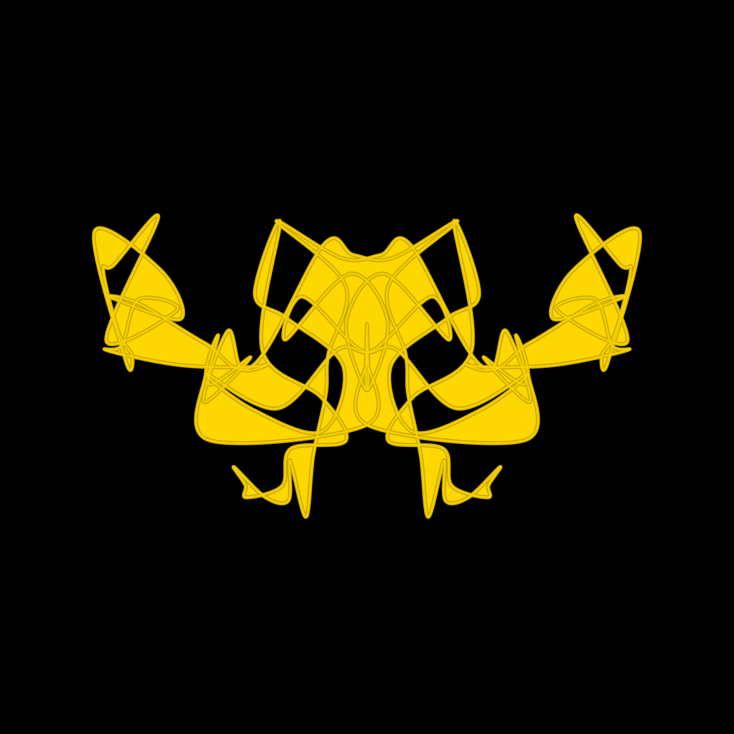 Art Blocks - Art Blocks v2 - Cryptoblots #1587 - NFT # 3001587