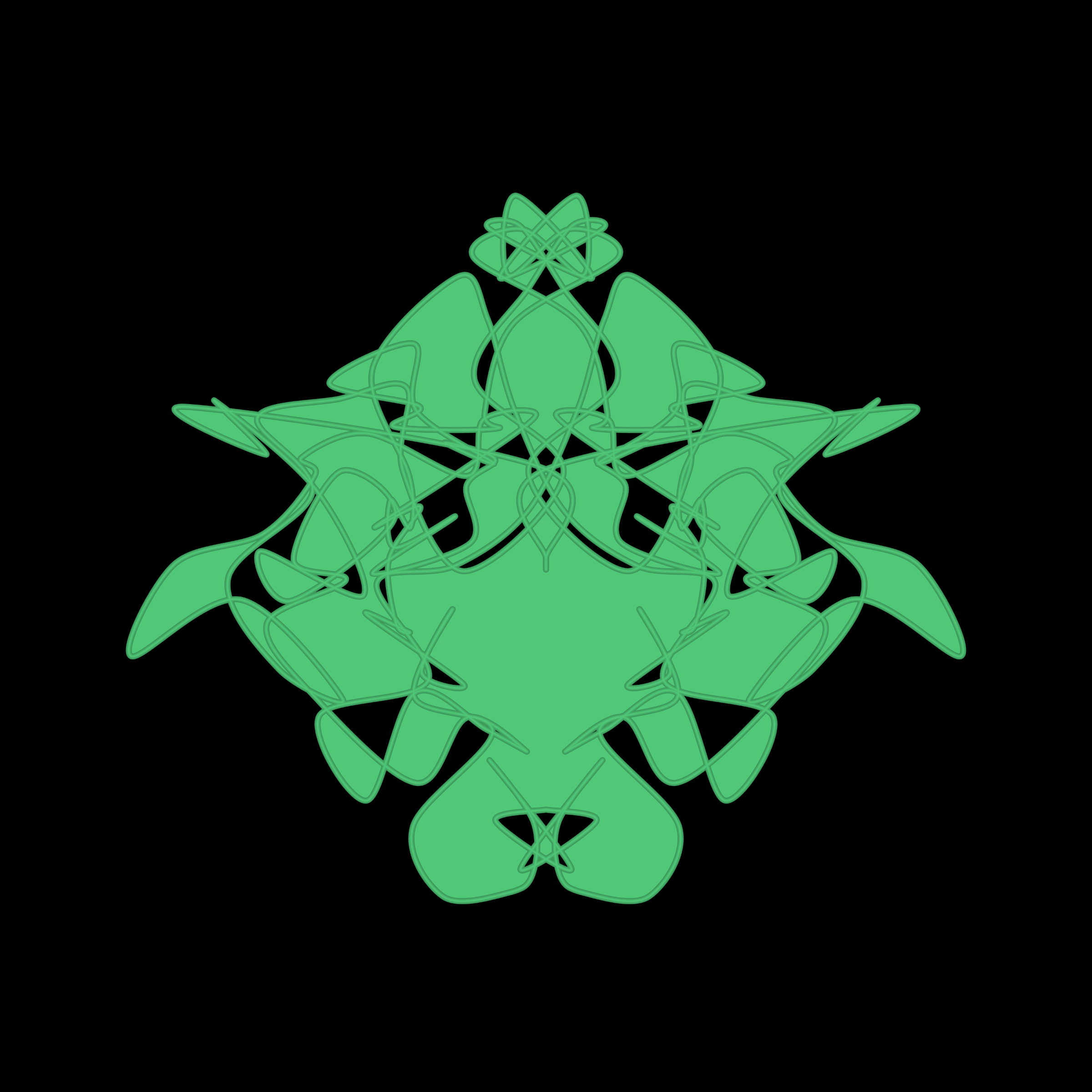 Art Blocks - Art Blocks v2 - Cryptoblots #1590 - NFT # 3001590