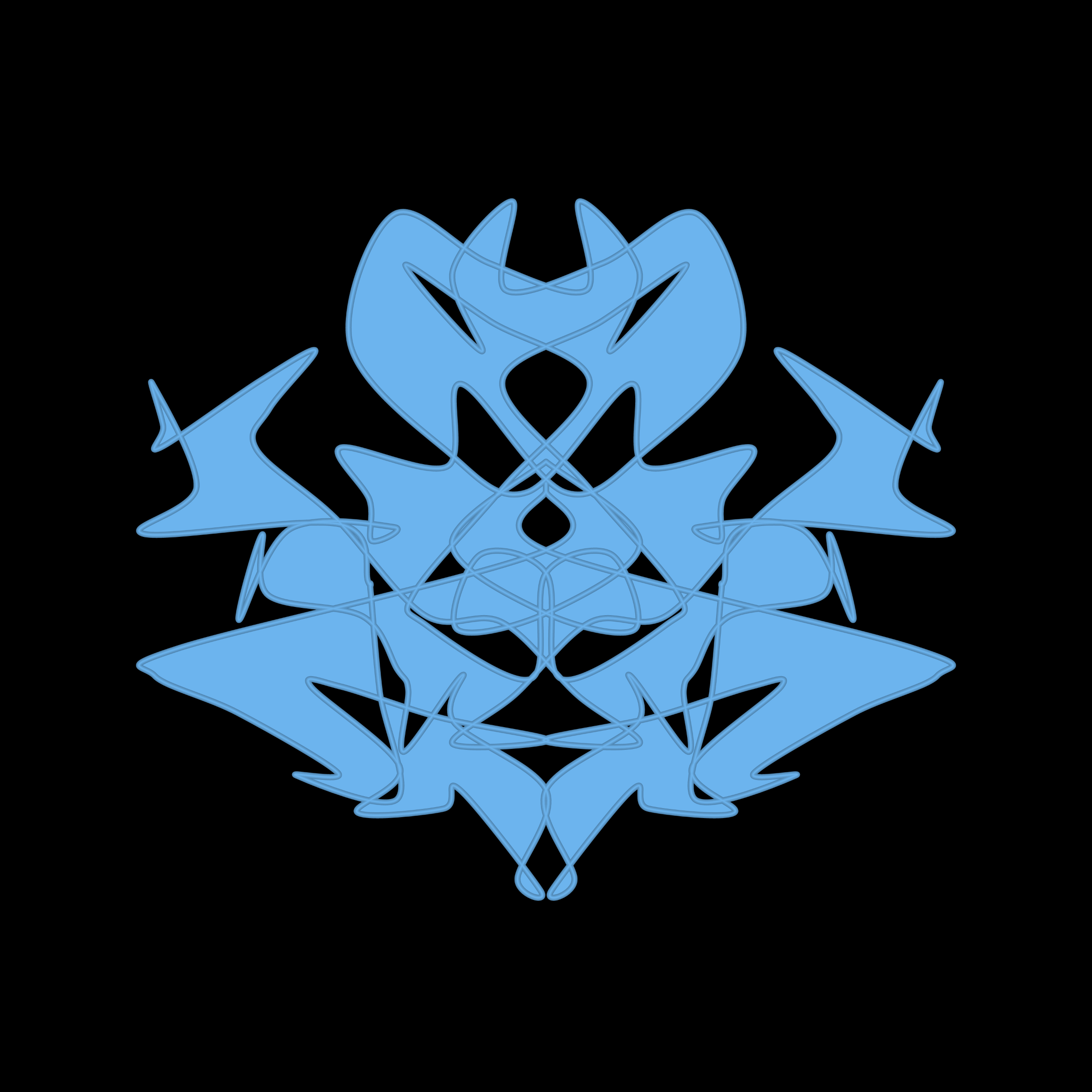 Art Blocks - Art Blocks v2 - Cryptoblots #1592 - NFT # 3001592