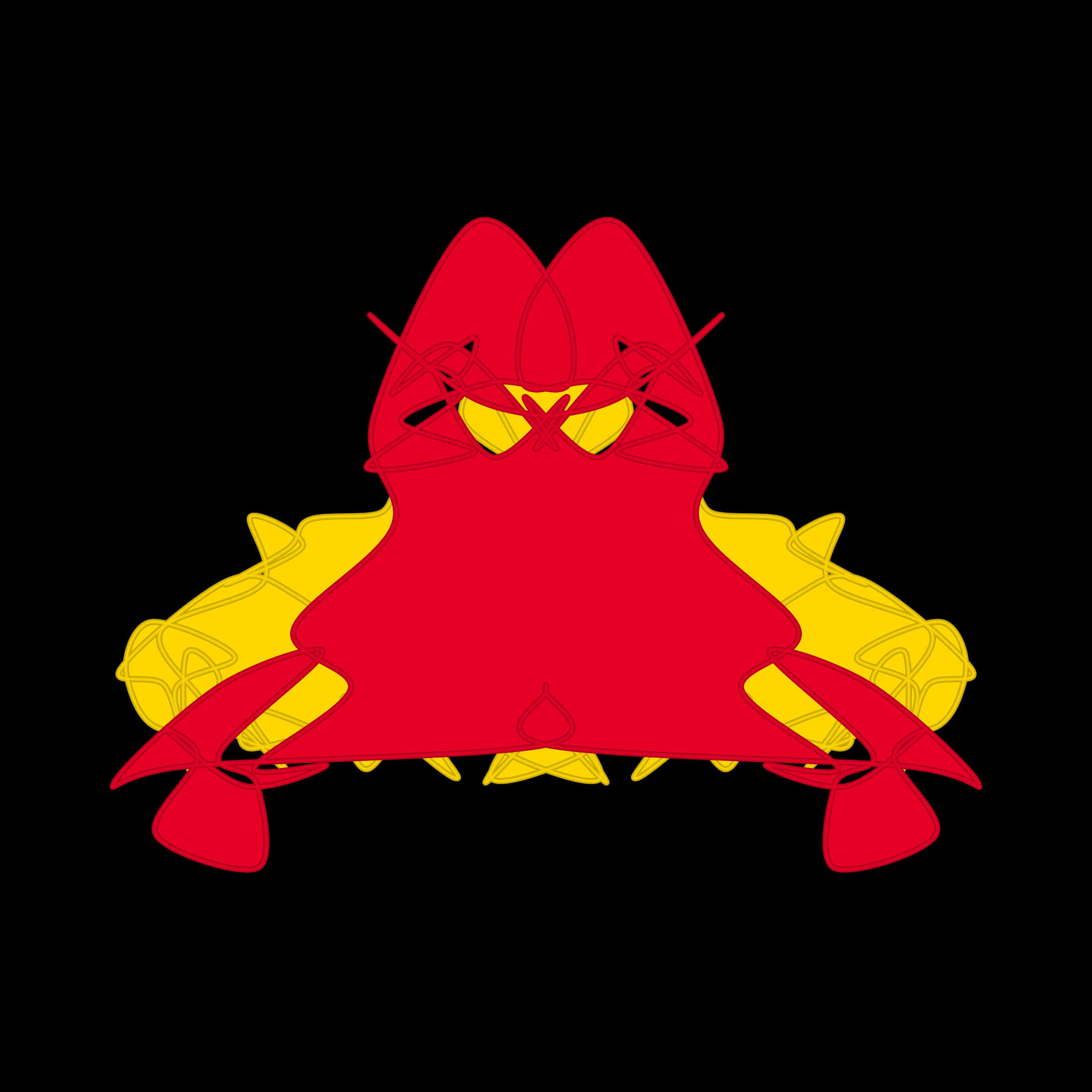 Art Blocks - Art Blocks v2 - Cryptoblots #1595 - NFT # 3001595