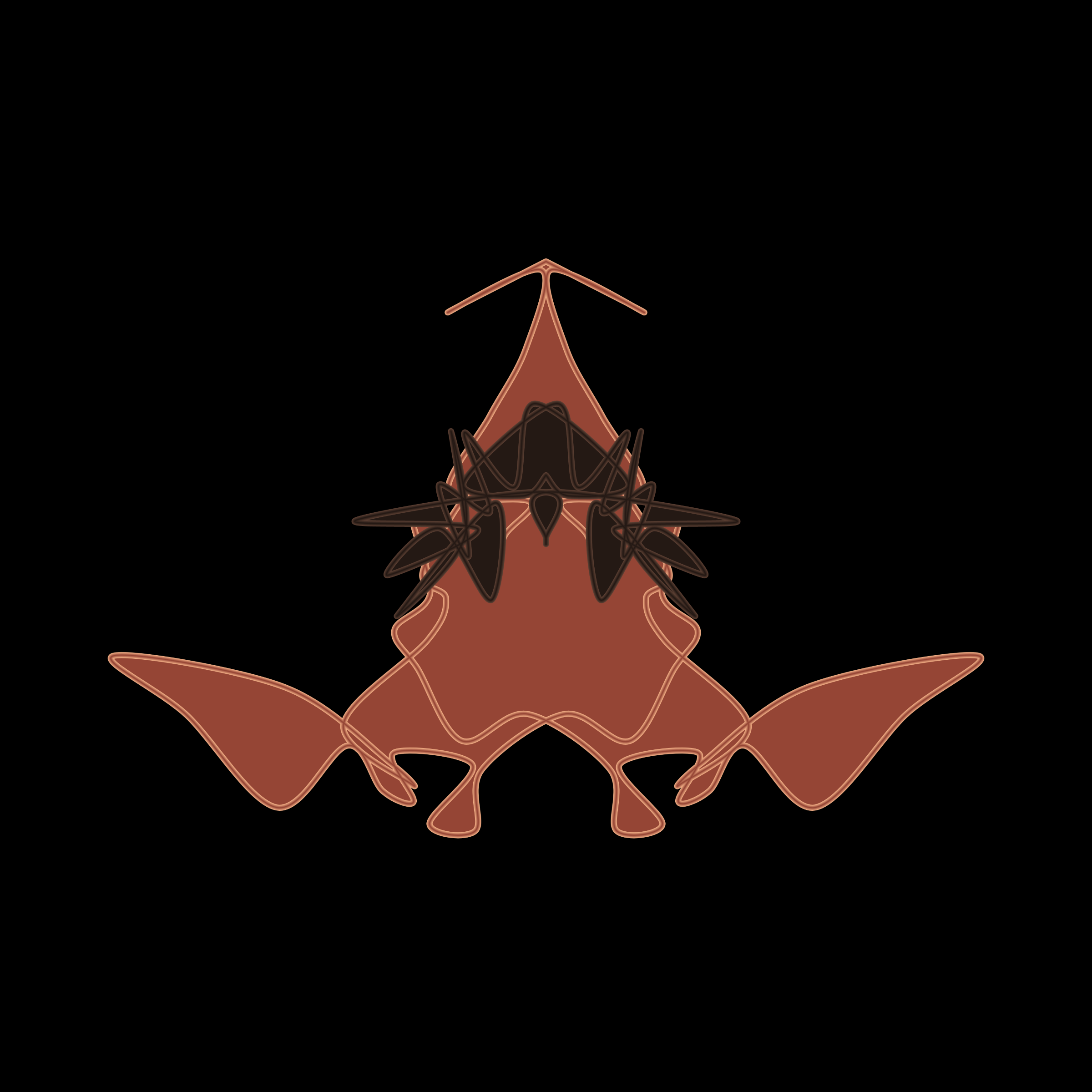 Art Blocks - Art Blocks v2 - Cryptoblots #1596 - NFT # 3001596