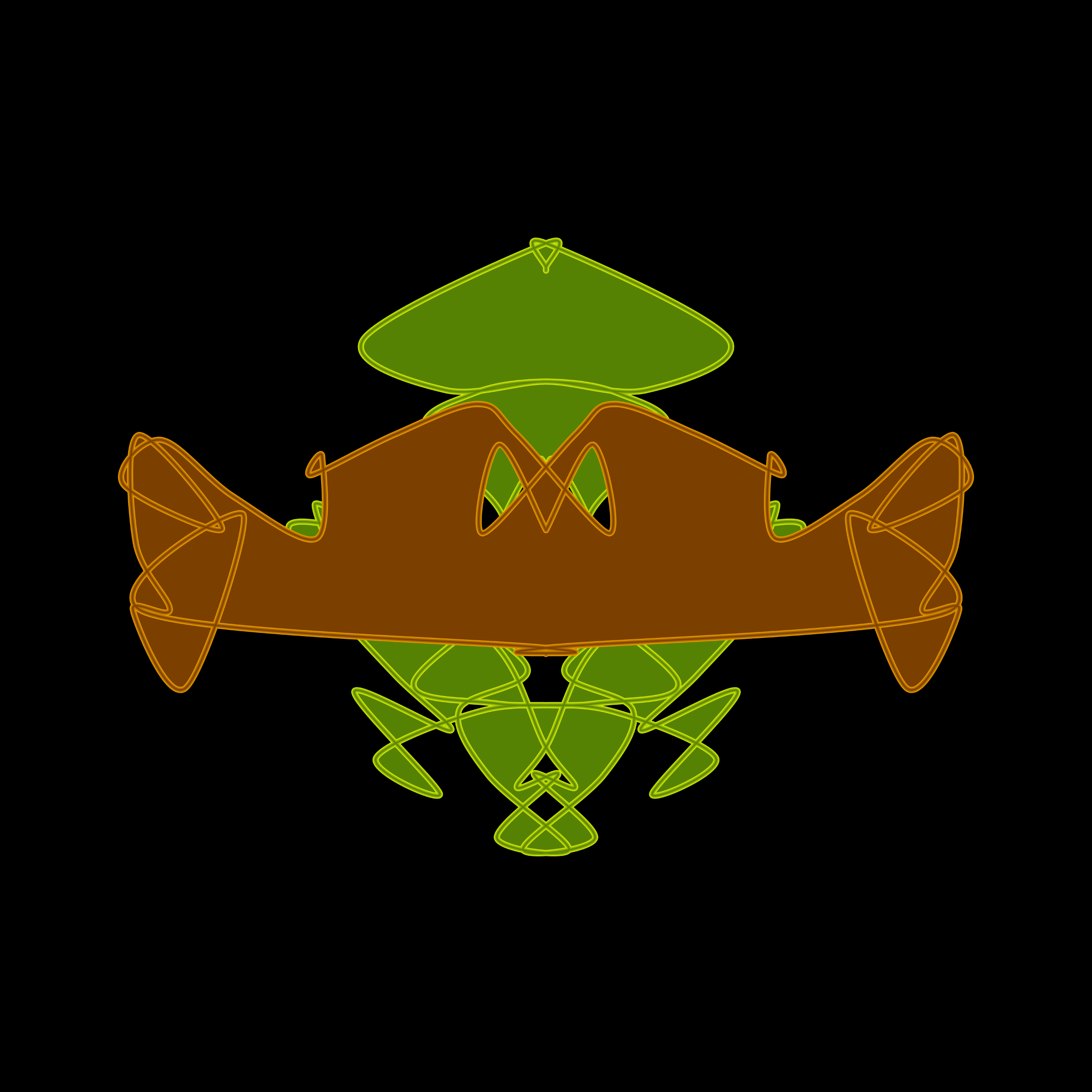 Art Blocks - Art Blocks v2 - Cryptoblots #1604 - NFT # 3001604