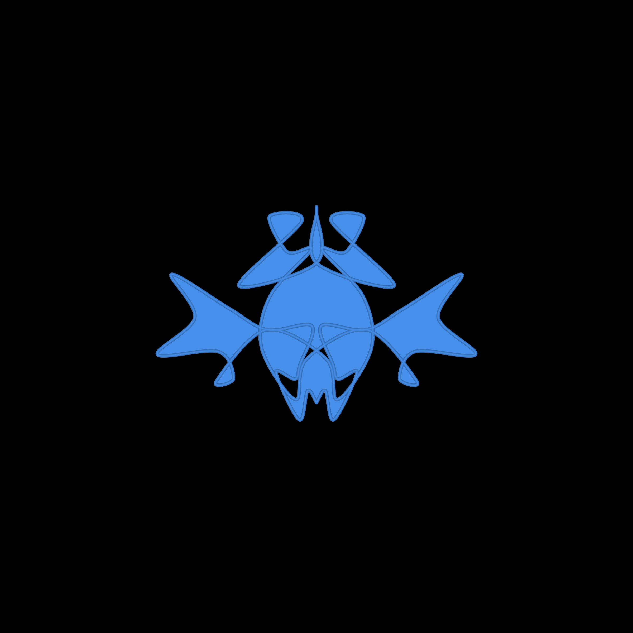 Art Blocks - Art Blocks v2 - Cryptoblots #1607 - NFT # 3001607