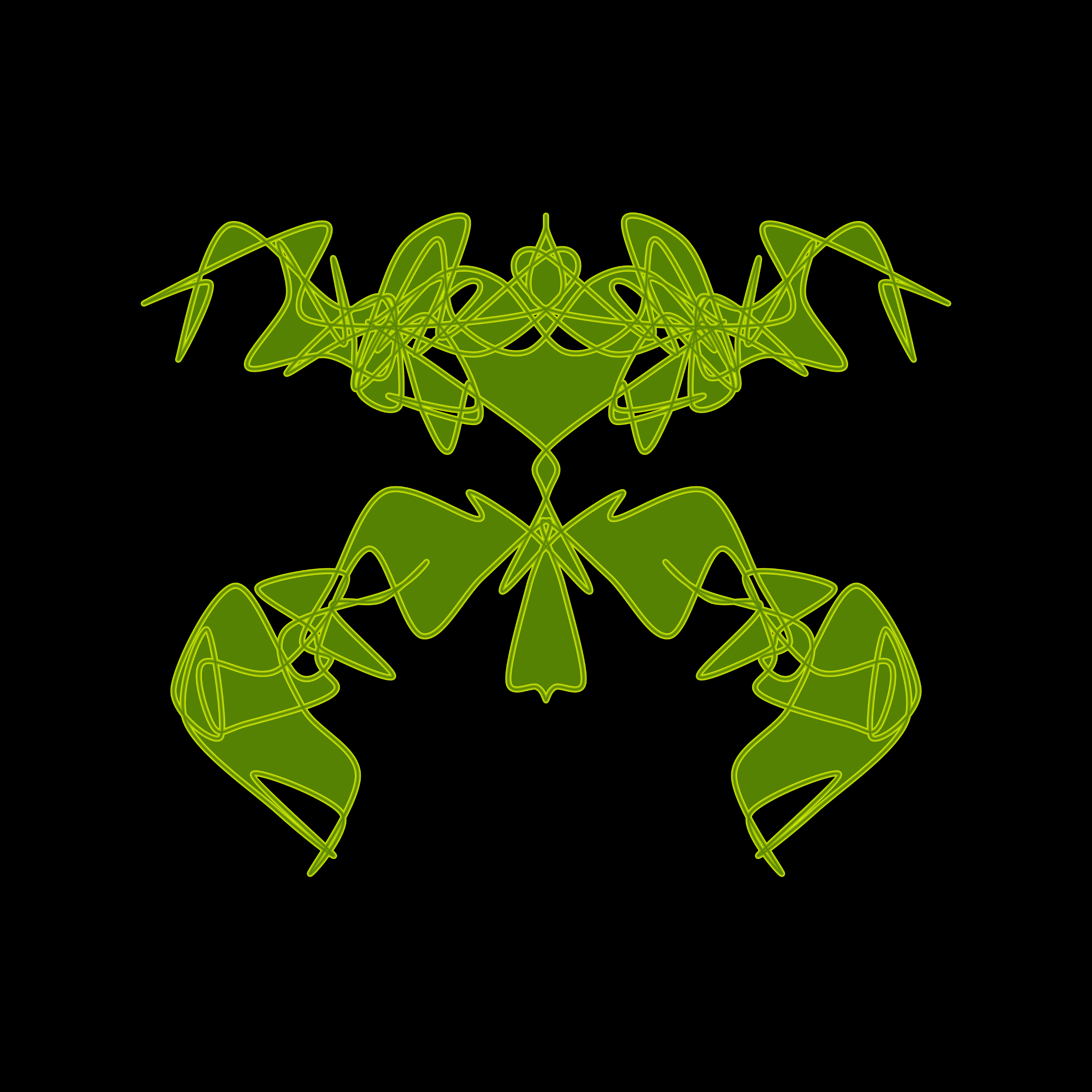 Art Blocks - Art Blocks v2 - Cryptoblots #1608 - NFT # 3001608