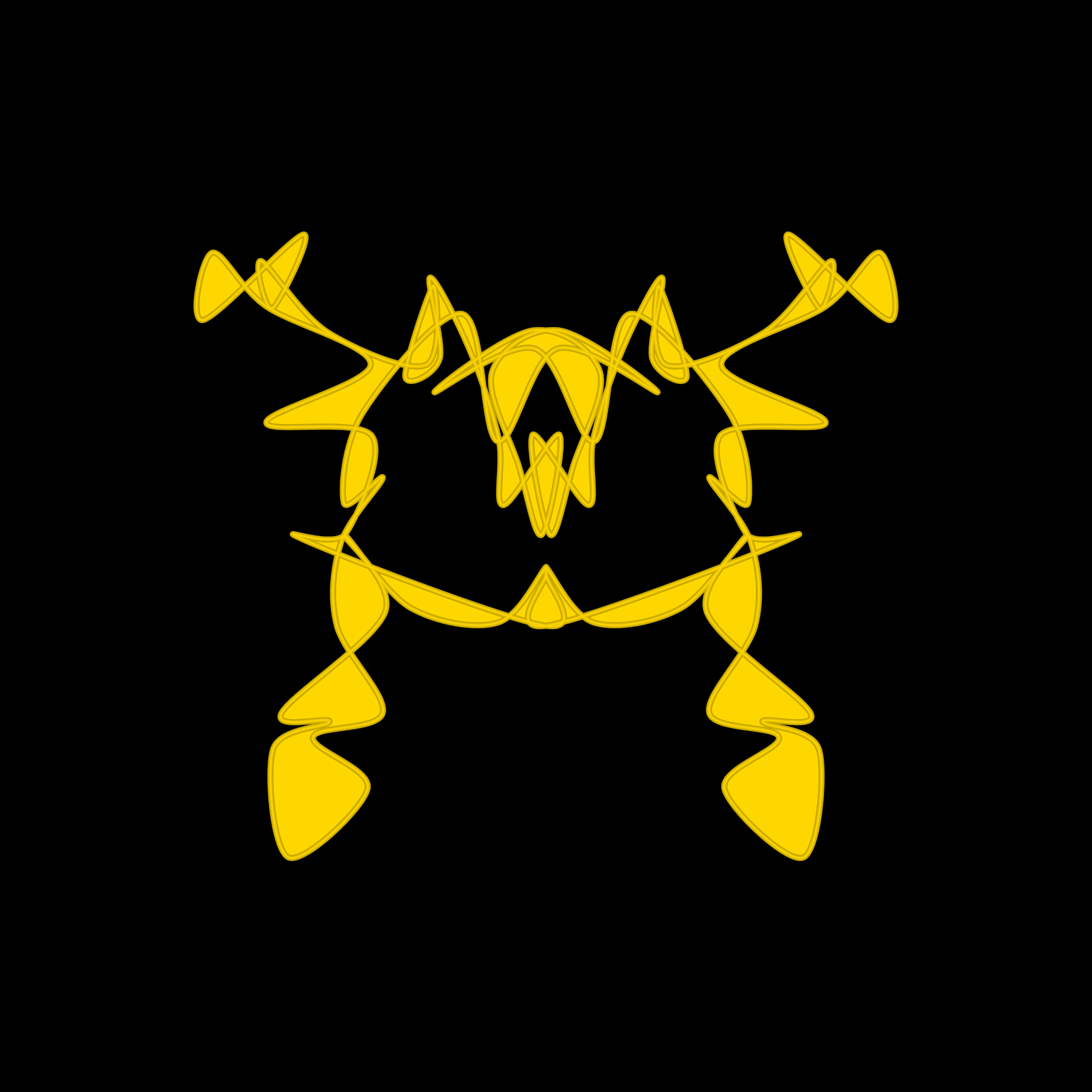 Art Blocks - Art Blocks v2 - Cryptoblots #1610 - NFT # 3001610