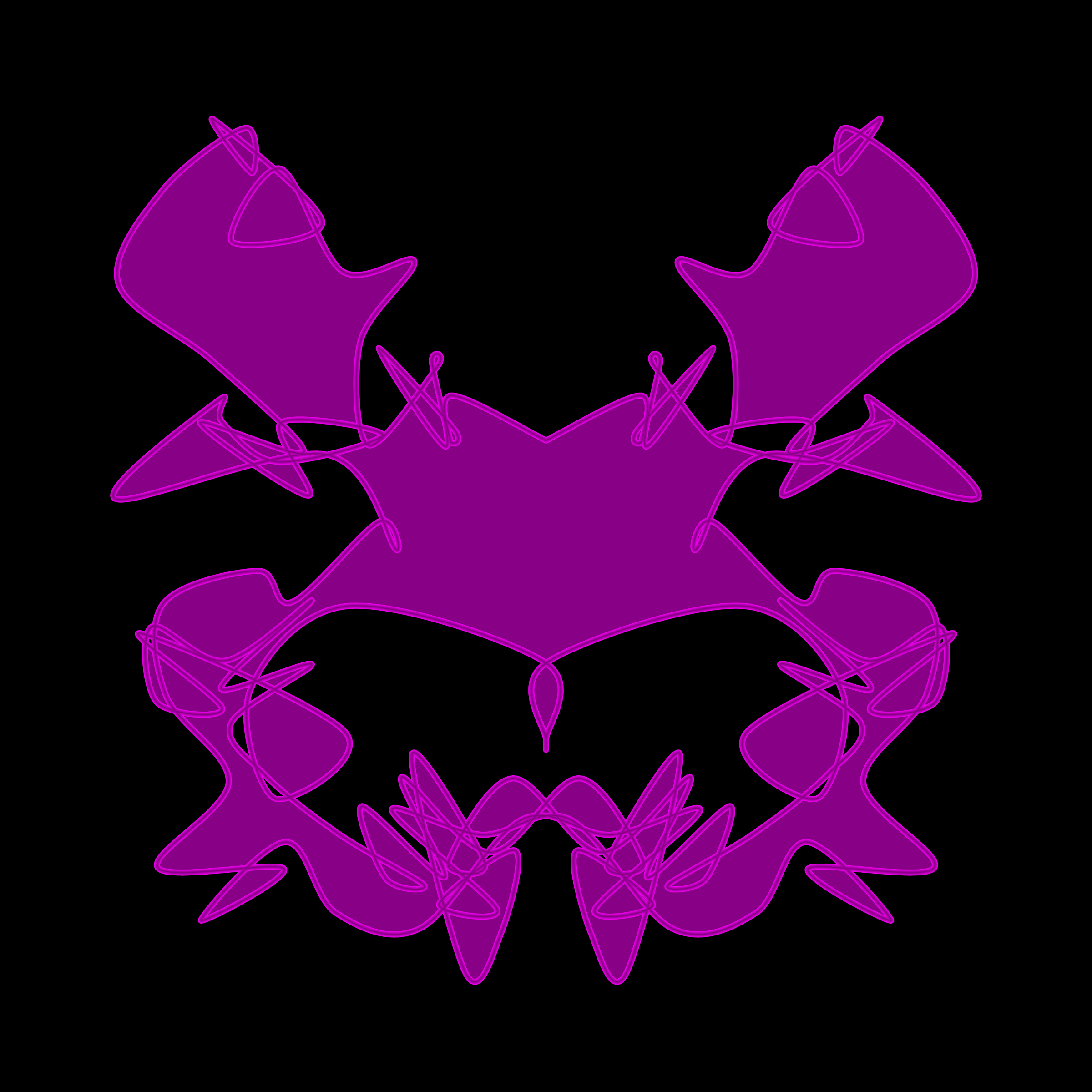 Art Blocks - Art Blocks v2 - Cryptoblots #1614 - NFT # 3001614