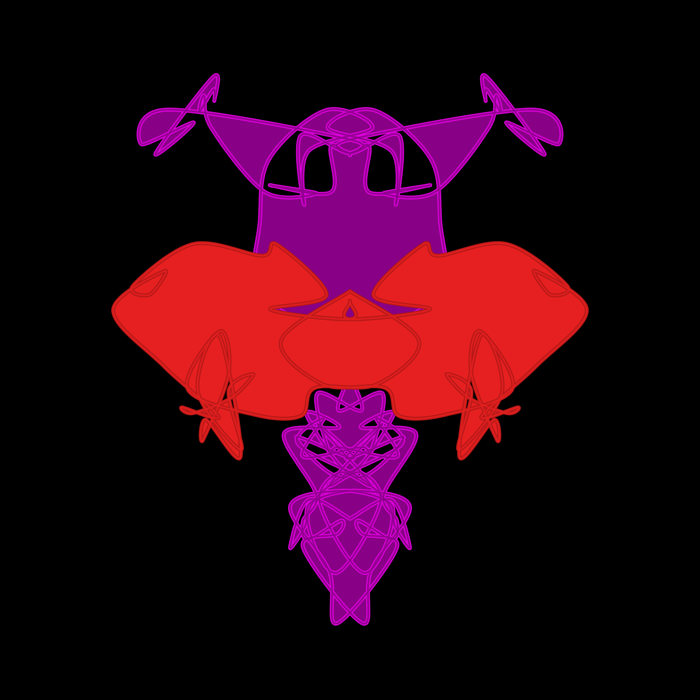 Art Blocks - Art Blocks v2 - Cryptoblots #1615 - NFT # 3001615