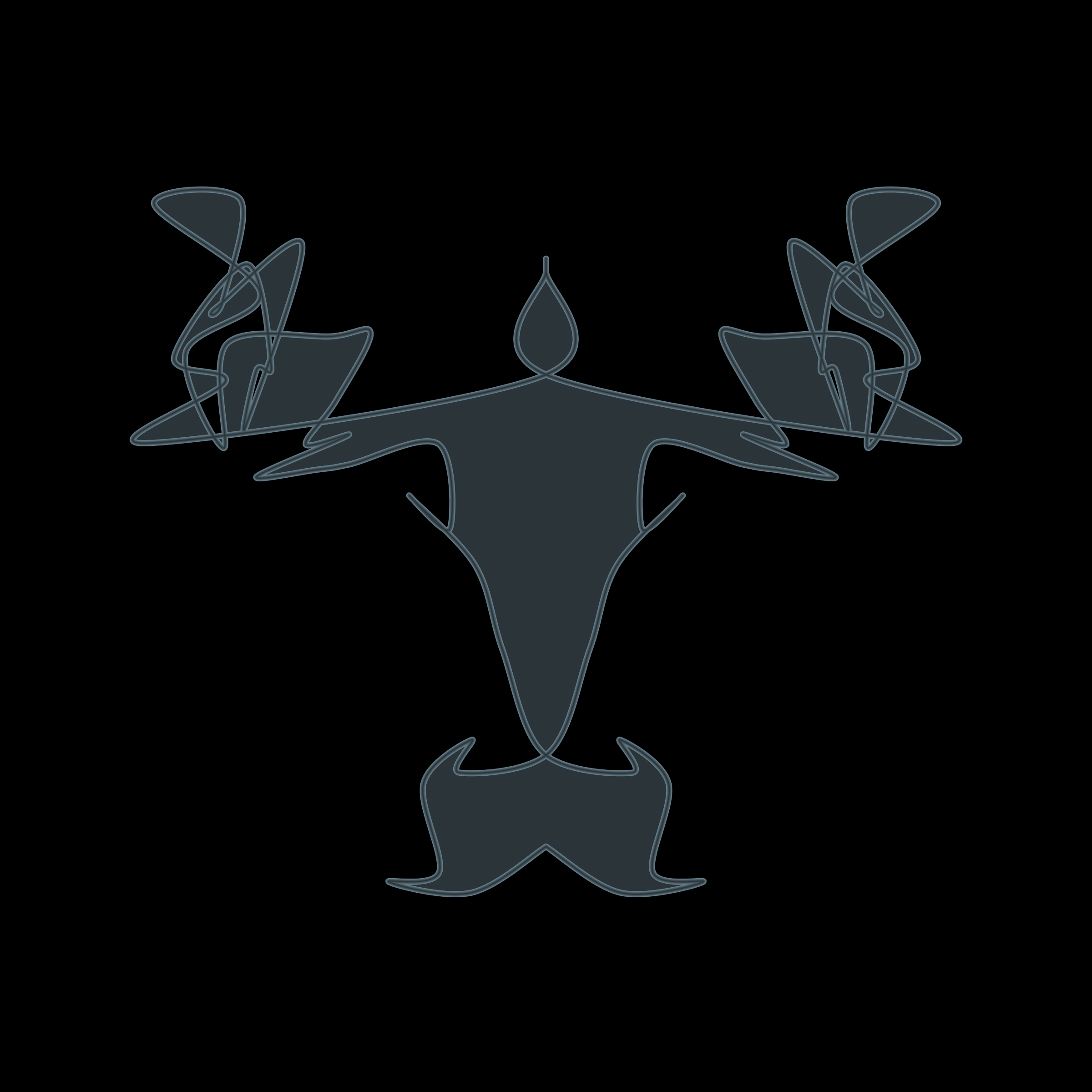 Art Blocks - Art Blocks v2 - Cryptoblots #1617 - NFT # 3001617