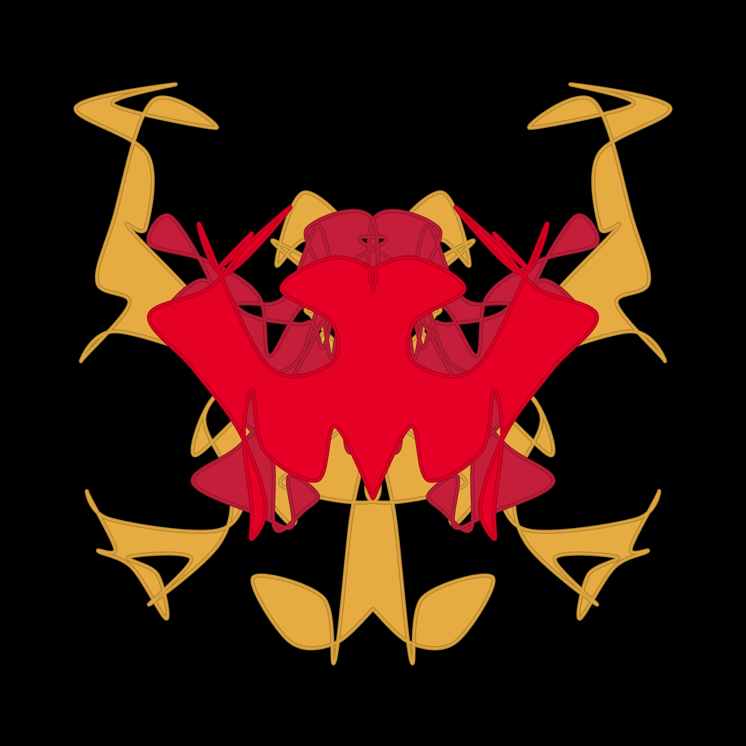 Art Blocks - Art Blocks v2 - Cryptoblots #1618 - NFT # 3001618