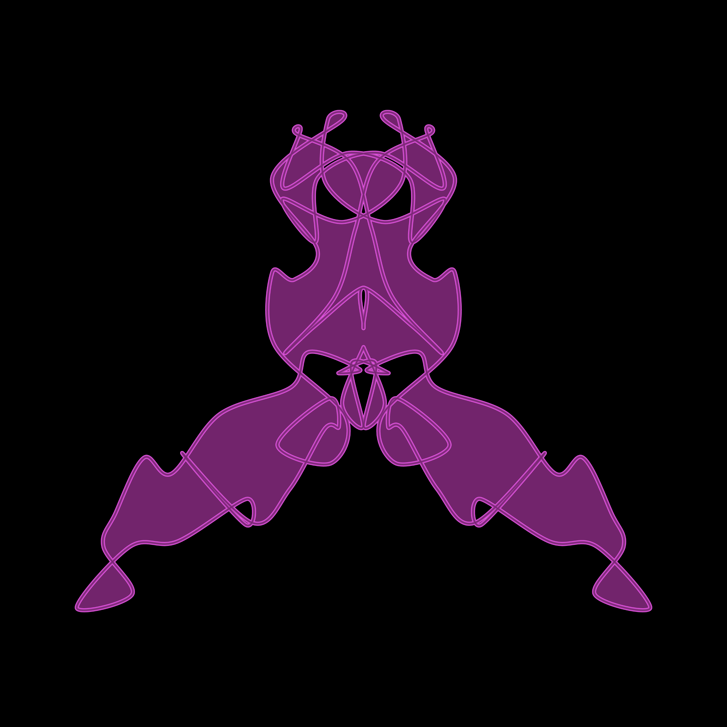 Art Blocks - Art Blocks v2 - Cryptoblots #1619 - NFT # 3001619