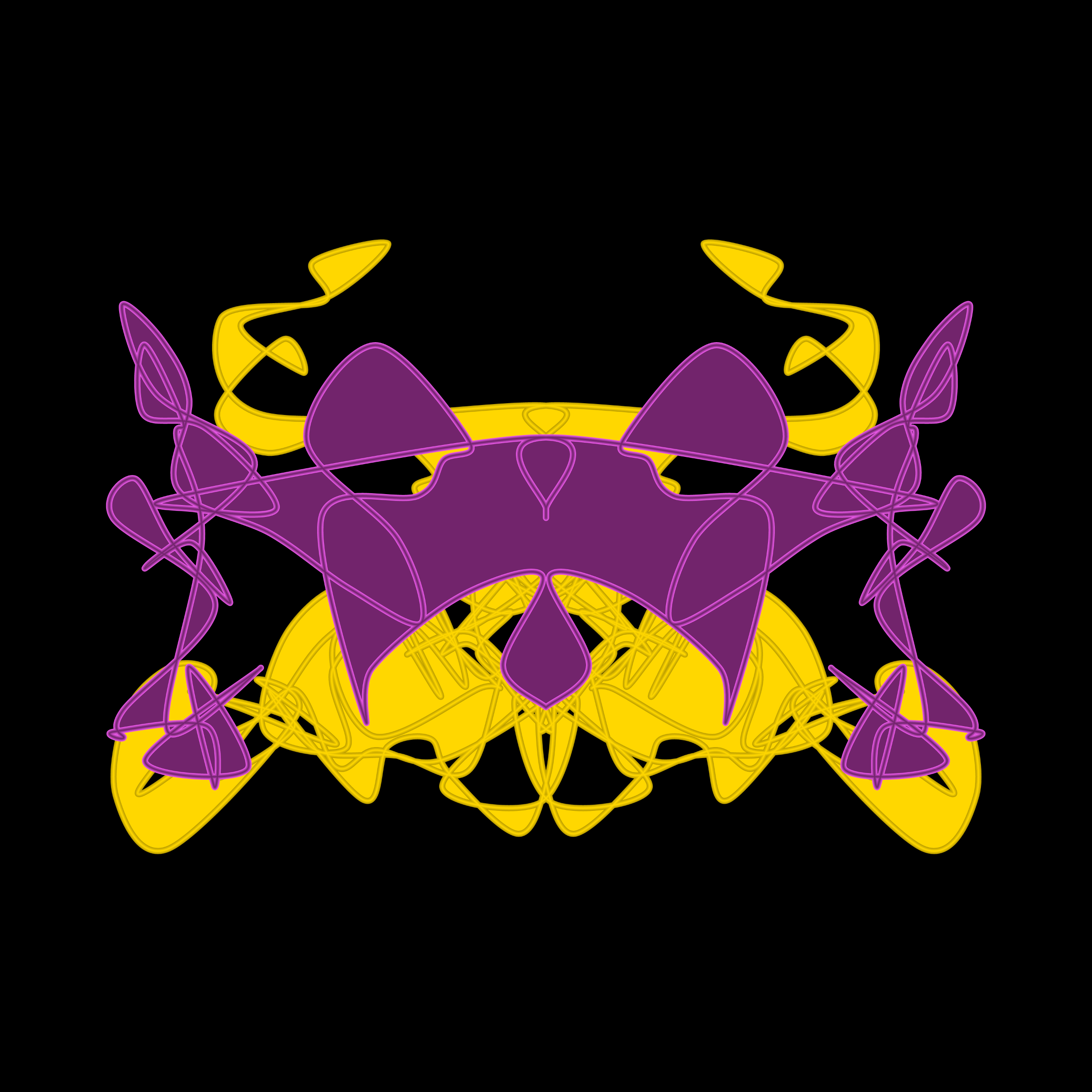 Art Blocks - Art Blocks v2 - Cryptoblots #1620 - NFT # 3001620