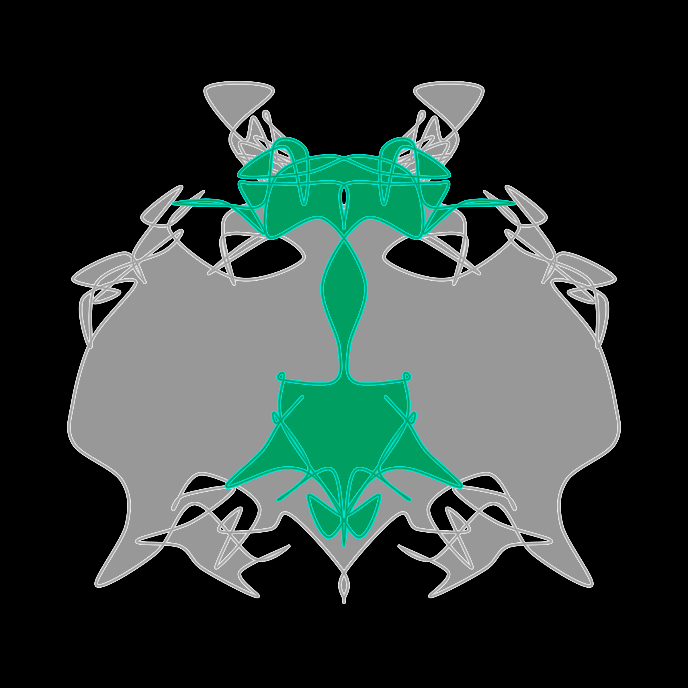 Art Blocks - Art Blocks v2 - Cryptoblots #1625 - NFT # 3001625