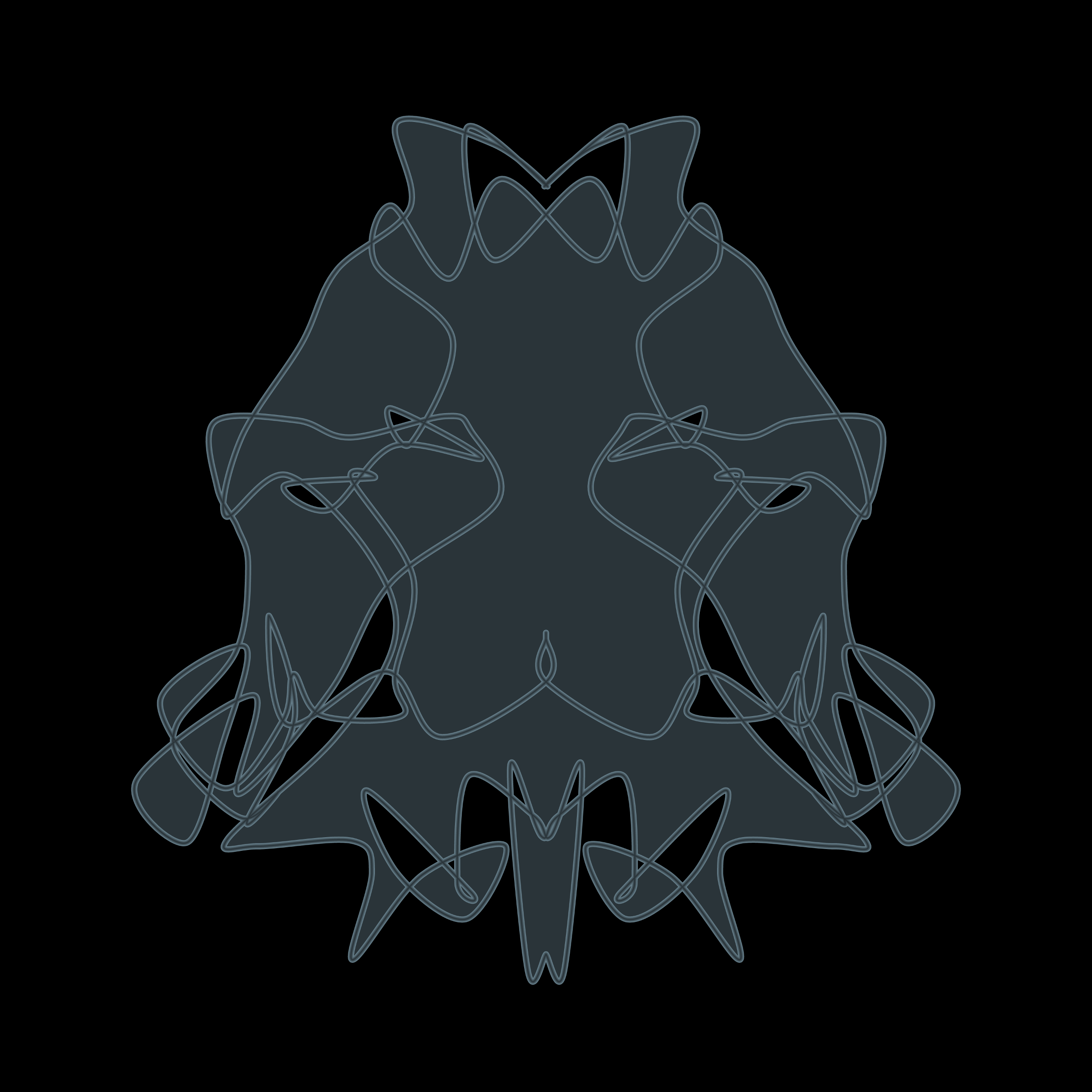 Art Blocks - Art Blocks v2 - Cryptoblots #1629 - NFT # 3001629