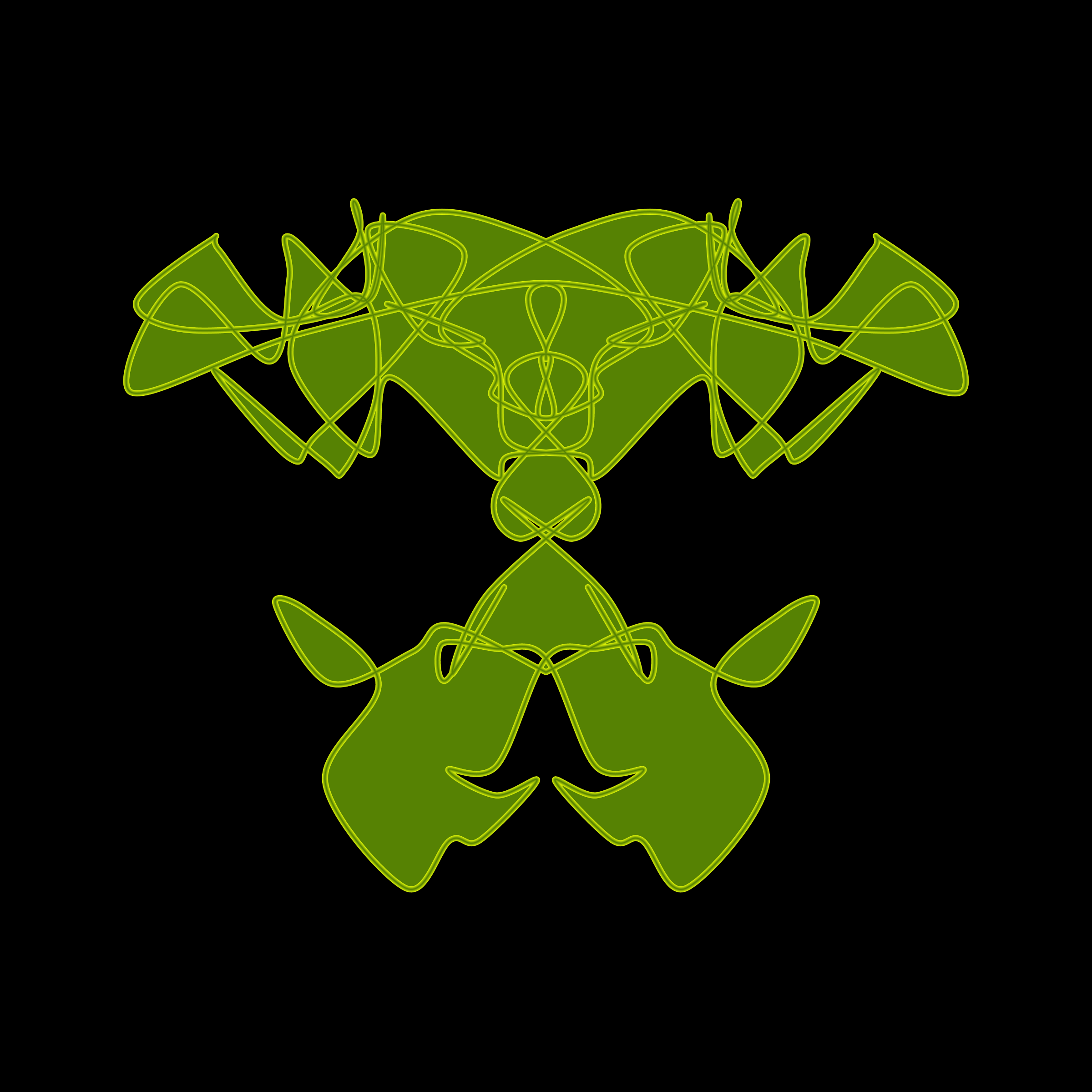 Art Blocks - Art Blocks v2 - Cryptoblots #1630 - NFT # 3001630