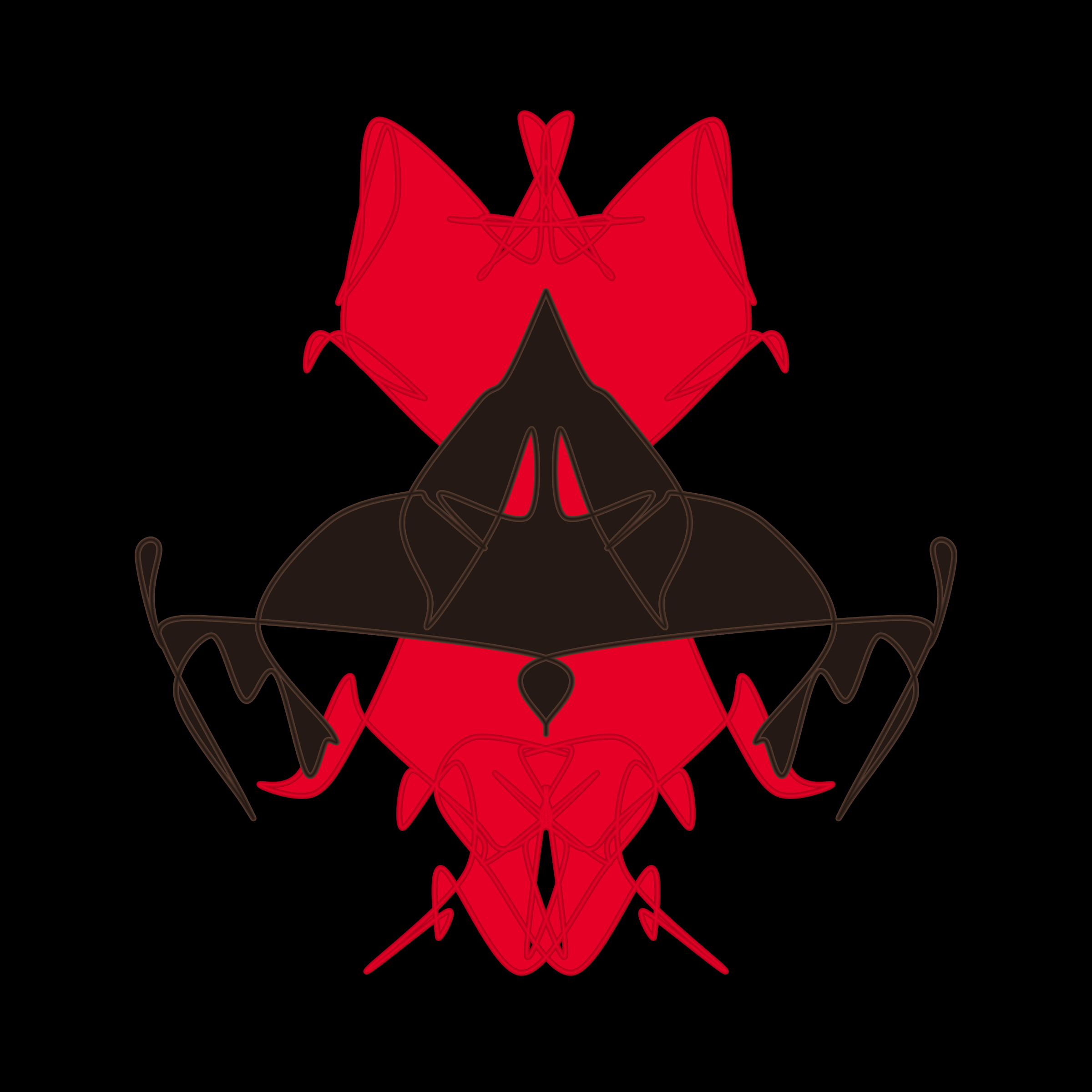 Art Blocks - Art Blocks v2 - Cryptoblots #1631 - NFT # 3001631