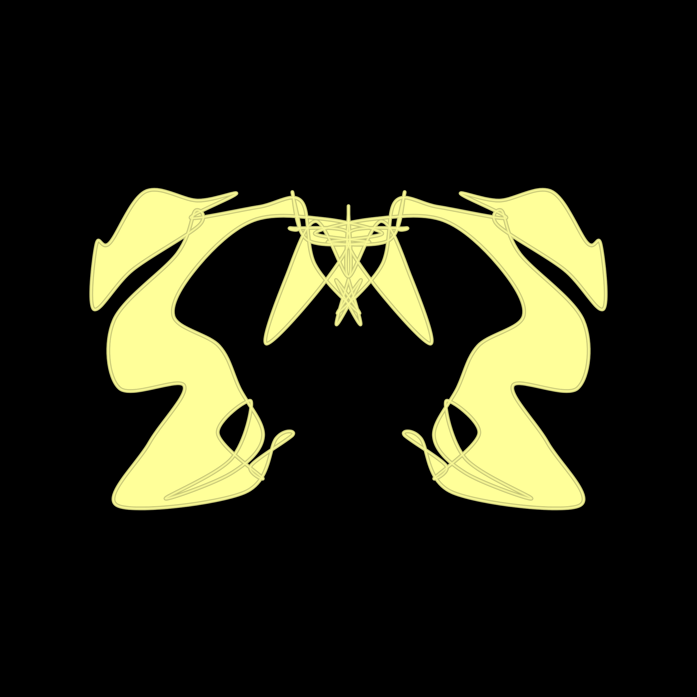 Art Blocks - Art Blocks v2 - Cryptoblots #1636 - NFT # 3001636