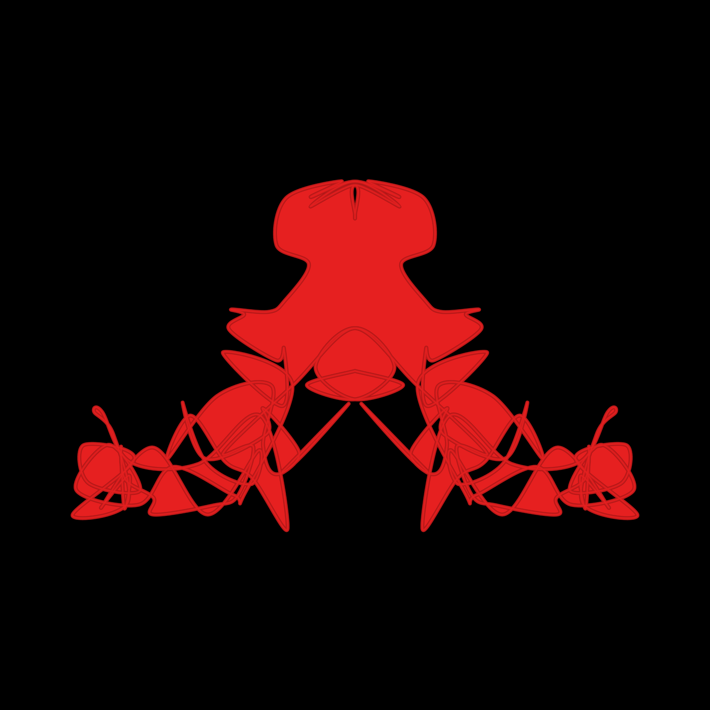 Art Blocks - Art Blocks v2 - Cryptoblots #1638 - NFT # 3001638