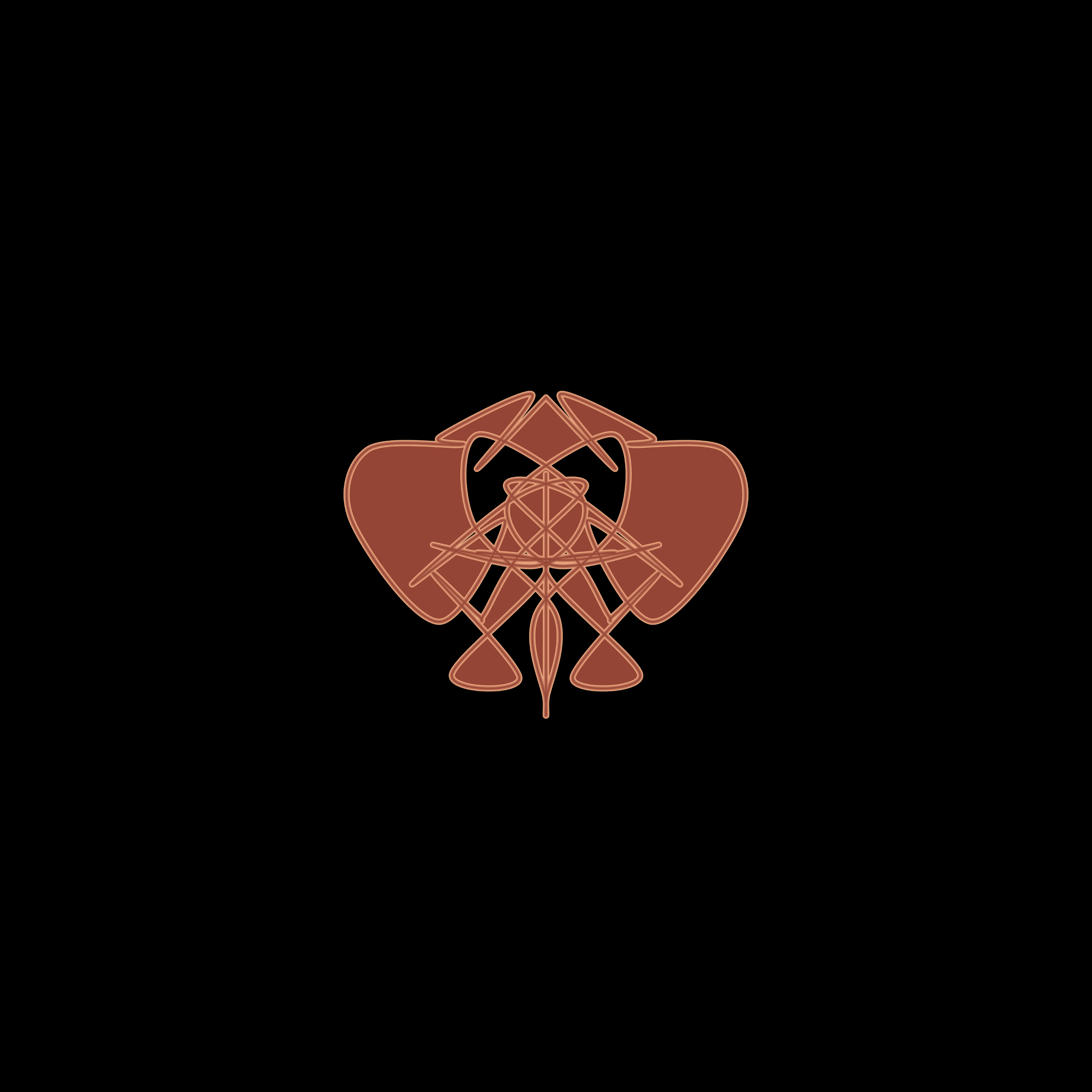 Art Blocks - Art Blocks v2 - Cryptoblots #1639 - NFT # 3001639