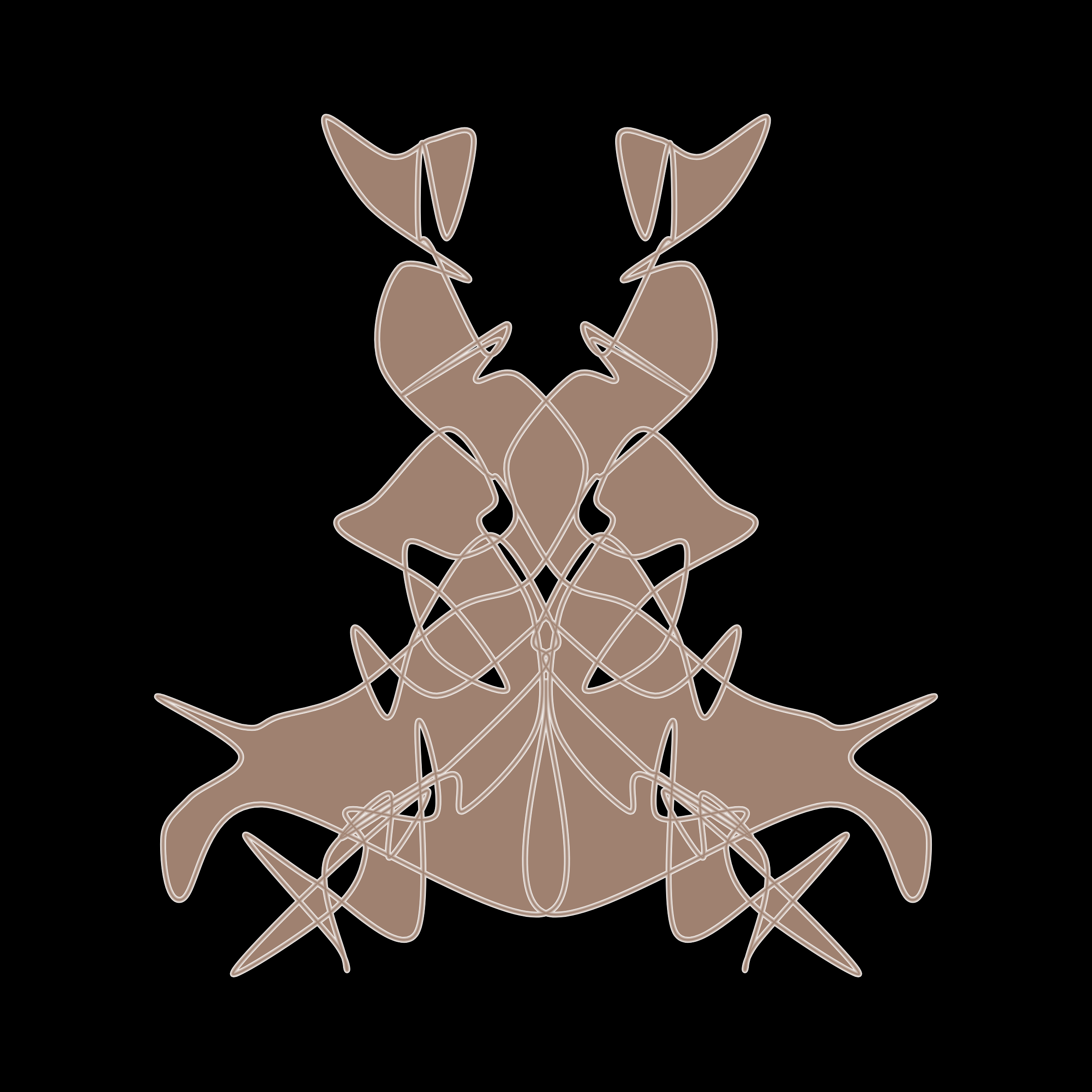 Art Blocks - Art Blocks v2 - Cryptoblots #1642 - NFT # 3001642