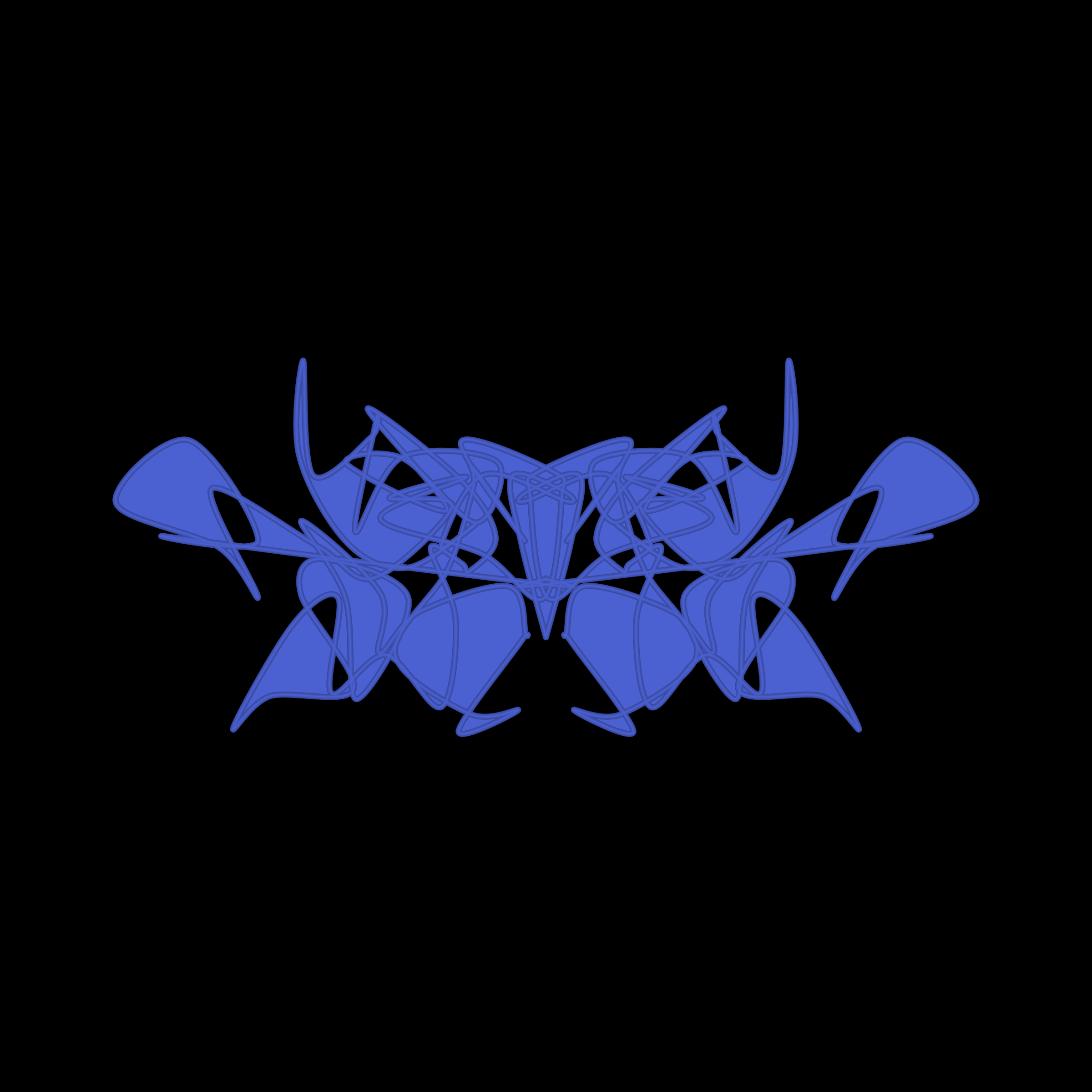 Art Blocks - Art Blocks v2 - Cryptoblots #1645 - NFT # 3001645