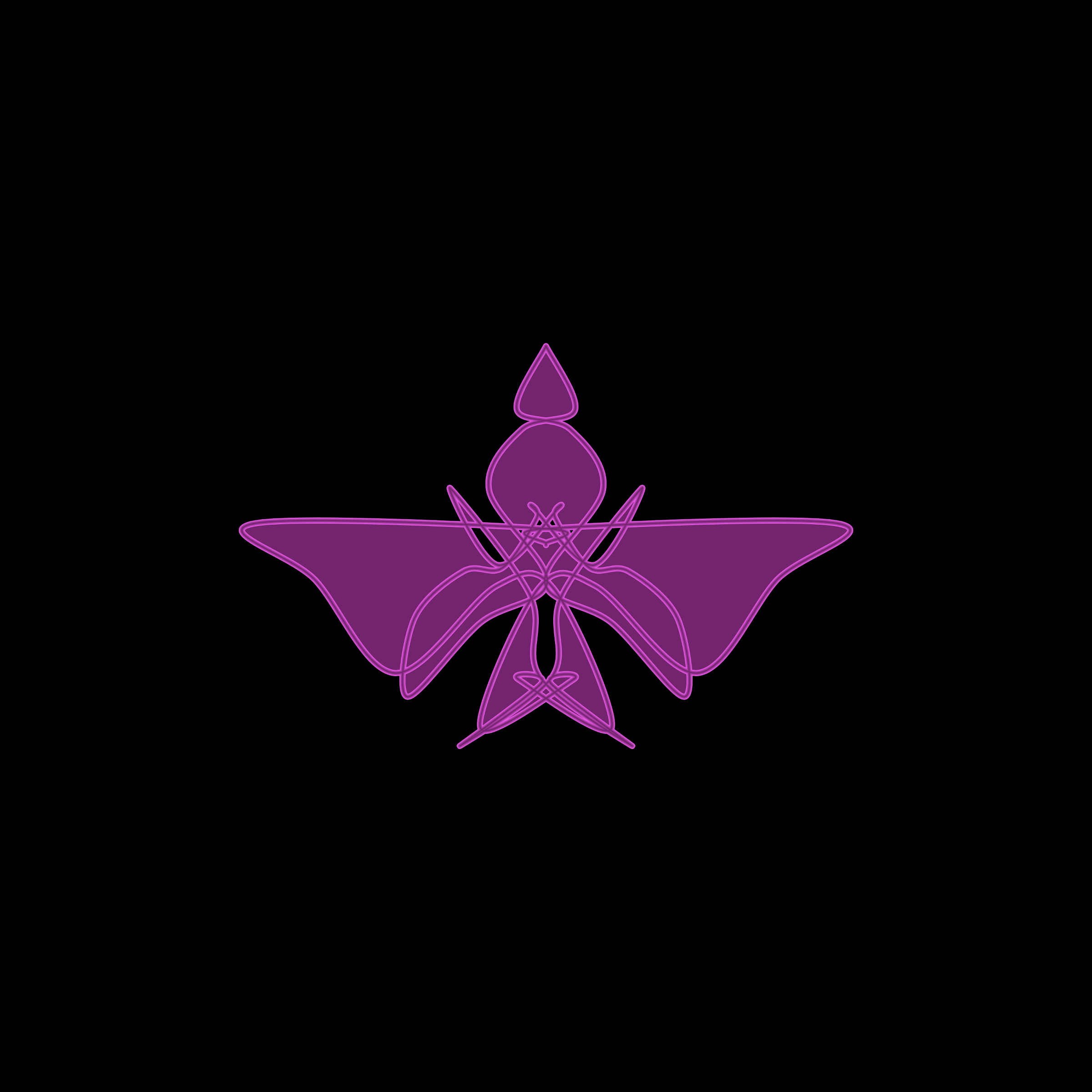Art Blocks - Art Blocks v2 - Cryptoblots #1654 - NFT # 3001654