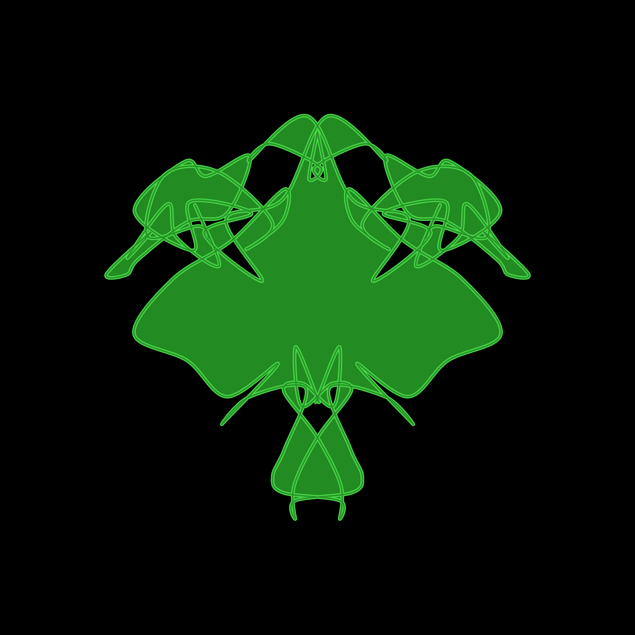 Art Blocks - Art Blocks v2 - Cryptoblots #1661 - NFT # 3001661