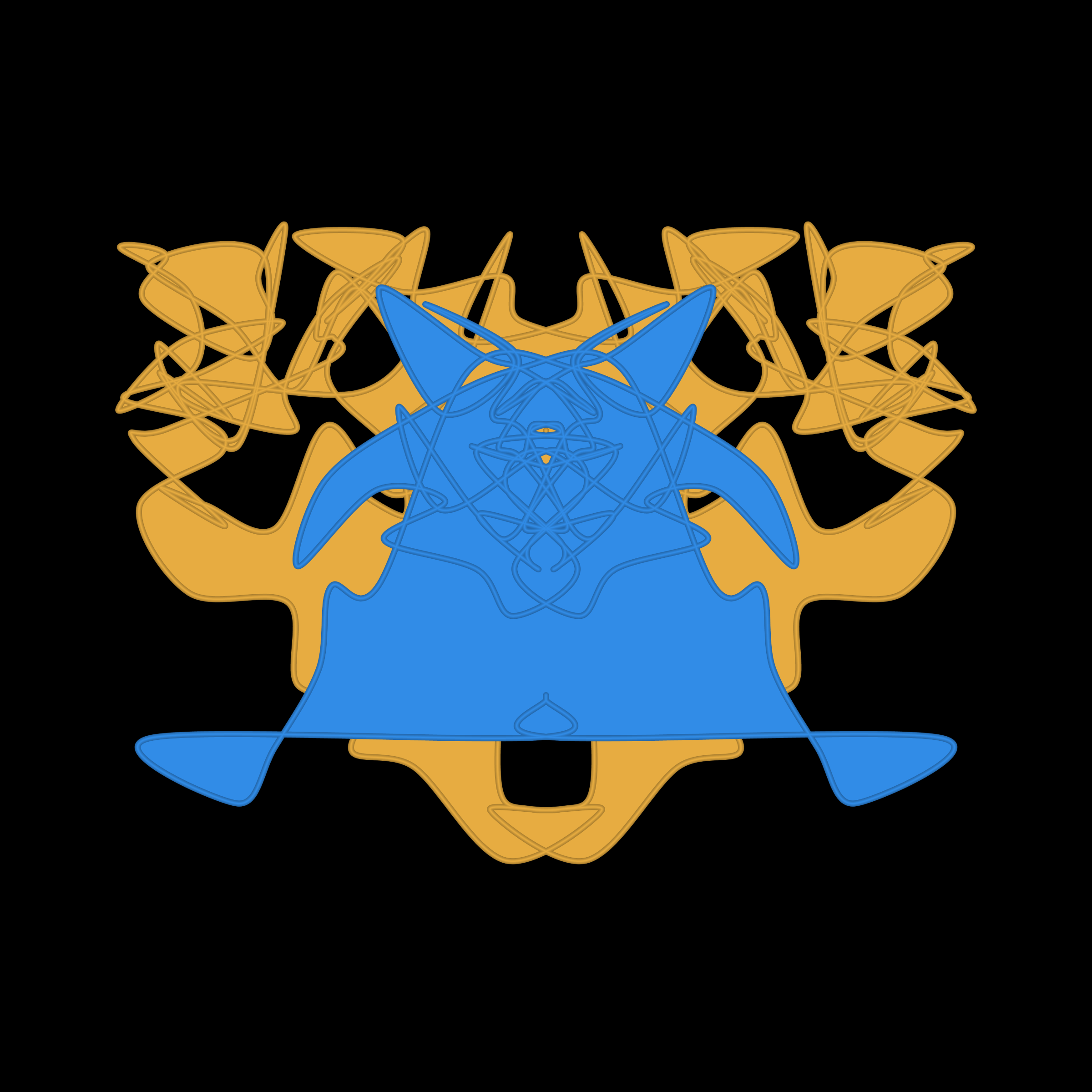 Art Blocks - Art Blocks v2 - Cryptoblots #1662 - NFT # 3001662