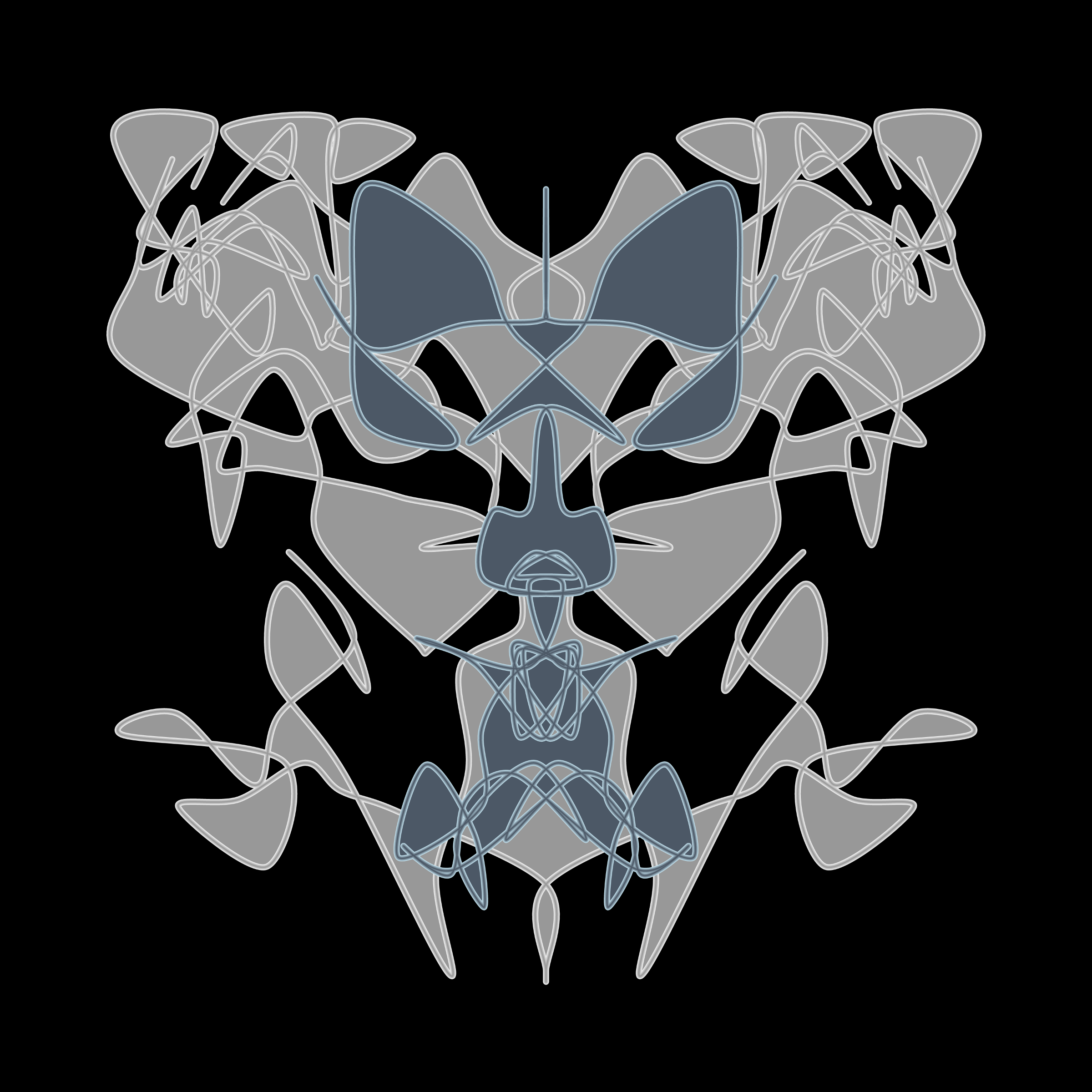 Art Blocks - Art Blocks v2 - Cryptoblots #1668 - NFT # 3001668