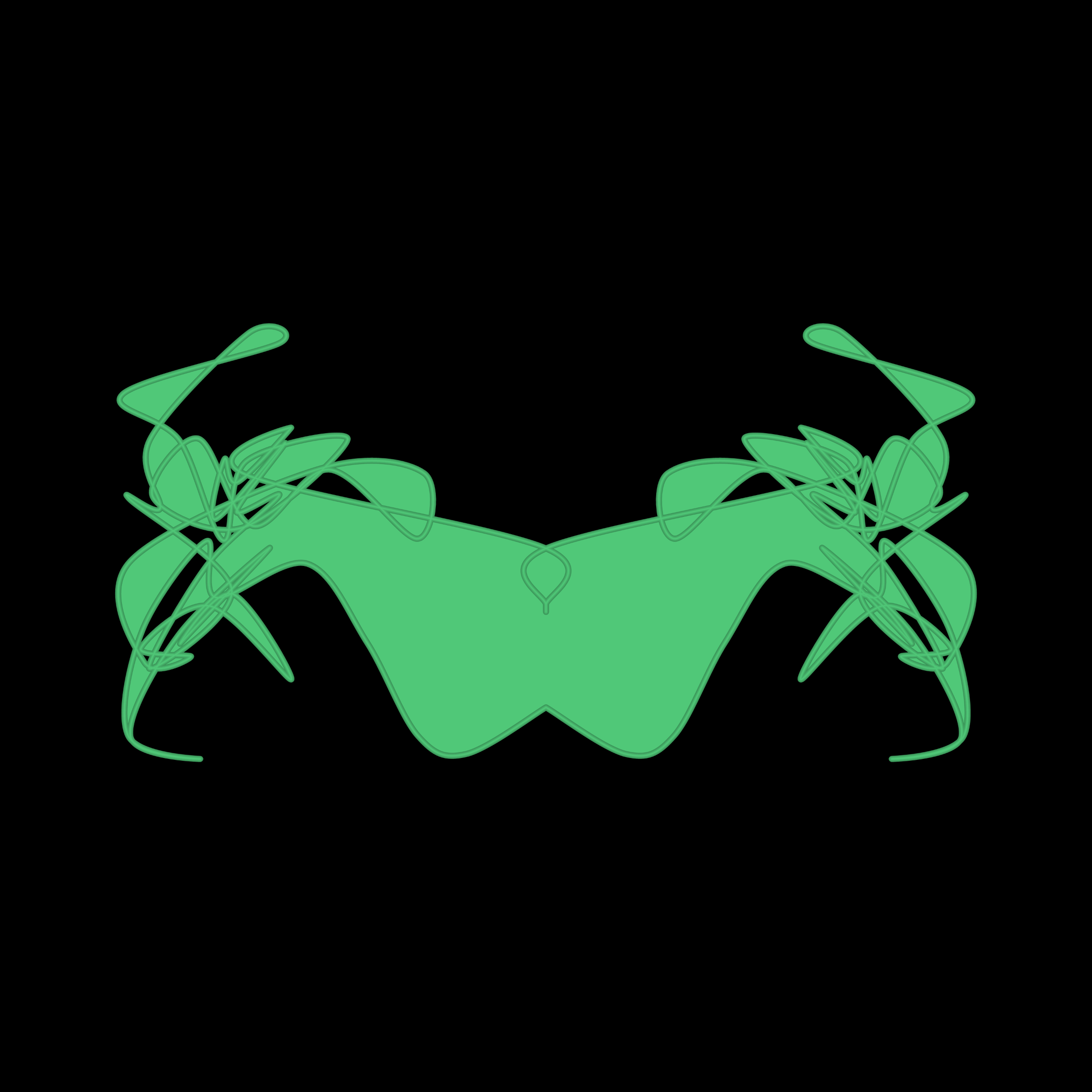 Art Blocks - Art Blocks v2 - Cryptoblots #1672 - NFT # 3001672