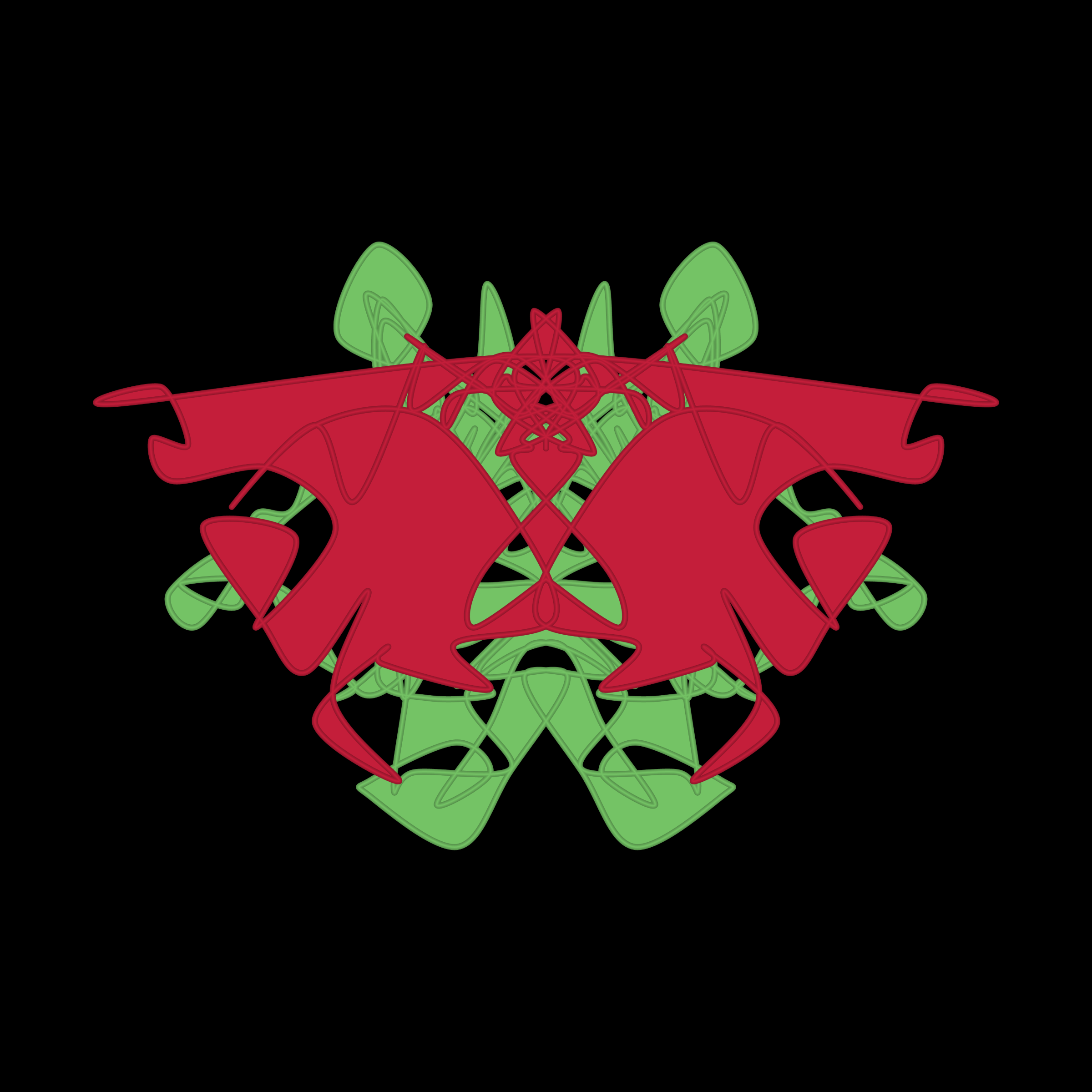 Art Blocks - Art Blocks v2 - Cryptoblots #1673 - NFT # 3001673