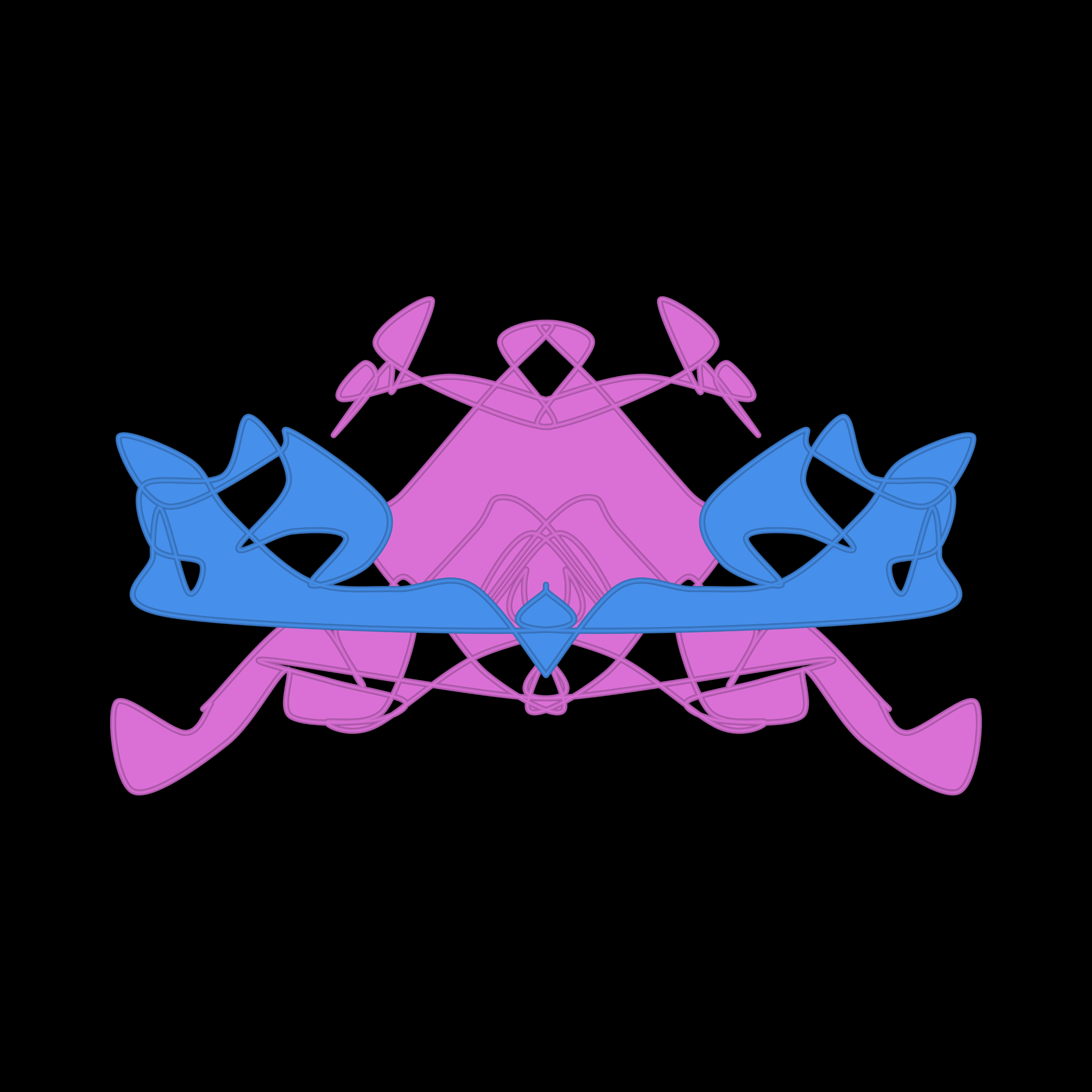 Art Blocks - Art Blocks v2 - Cryptoblots #1674 - NFT # 3001674