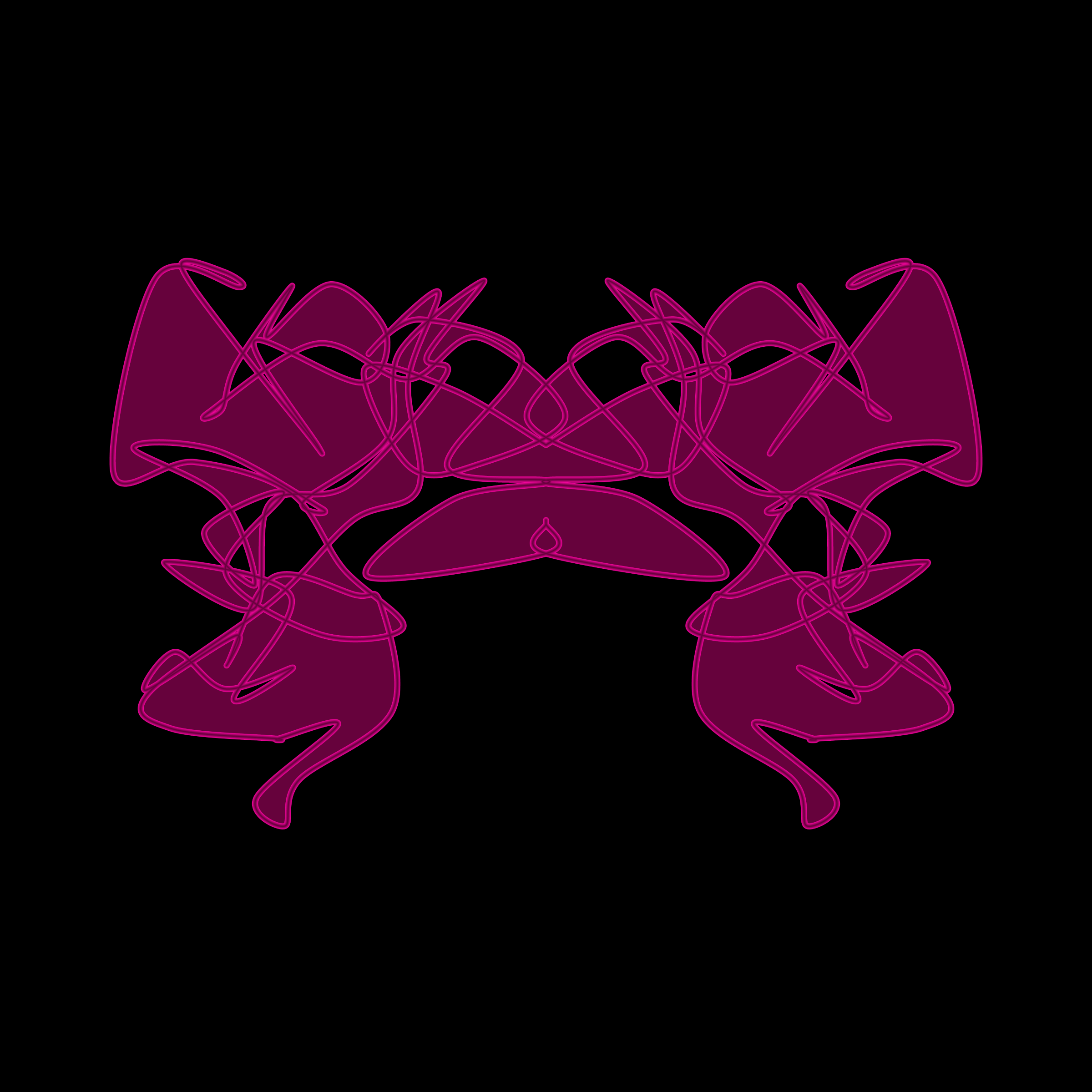 Art Blocks - Art Blocks v2 - Cryptoblots #1675 - NFT # 3001675