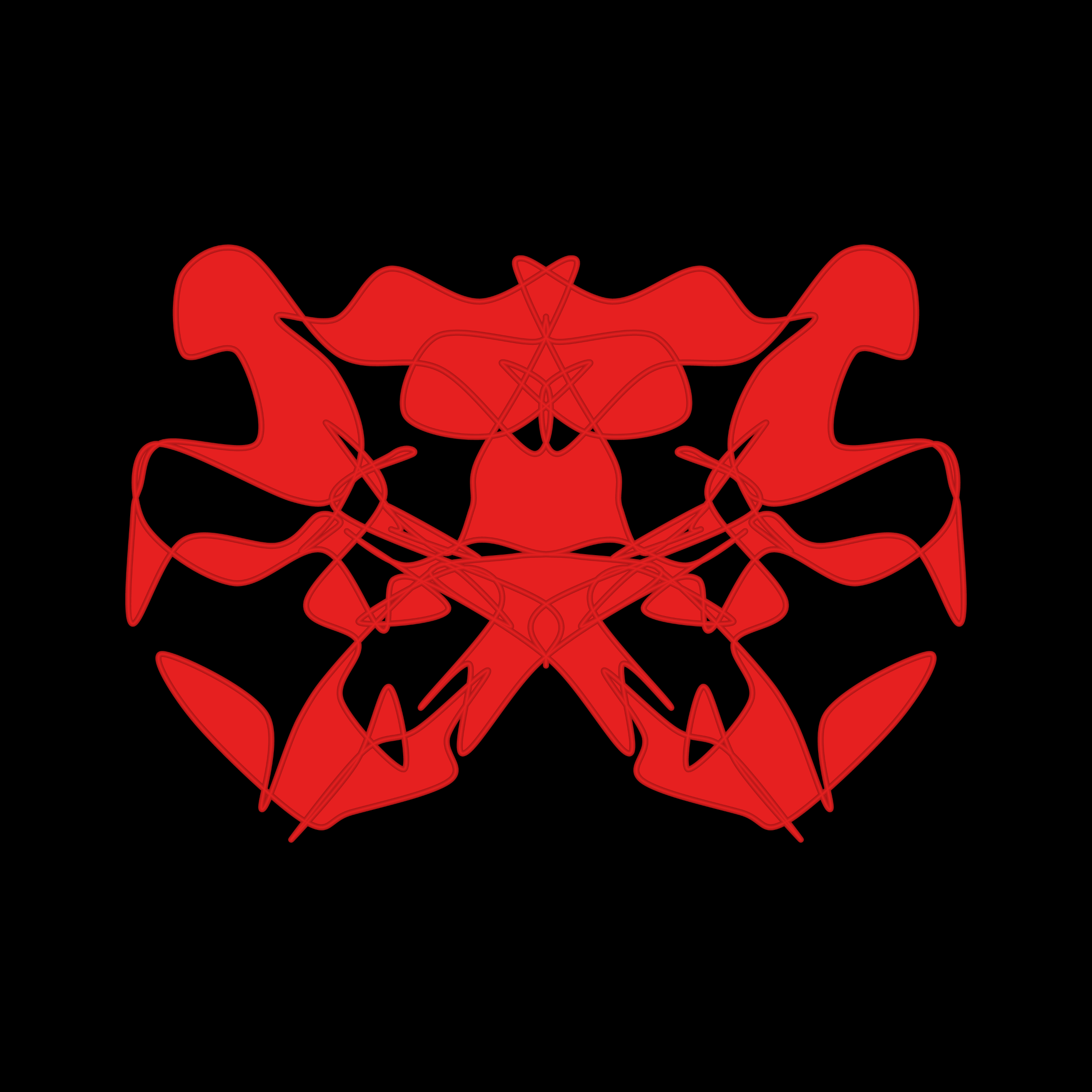 Art Blocks - Art Blocks v2 - Cryptoblots #1676 - NFT # 3001676