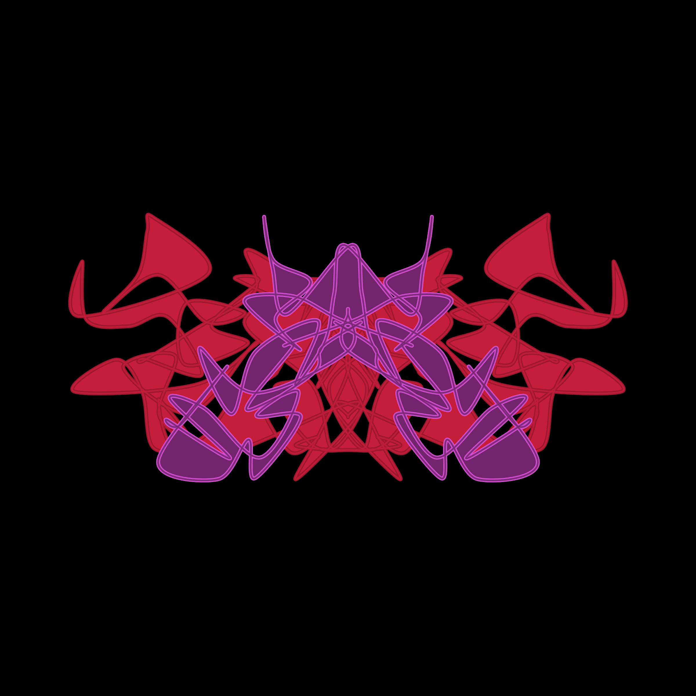 Art Blocks - Art Blocks v2 - Cryptoblots #1677 - NFT # 3001677