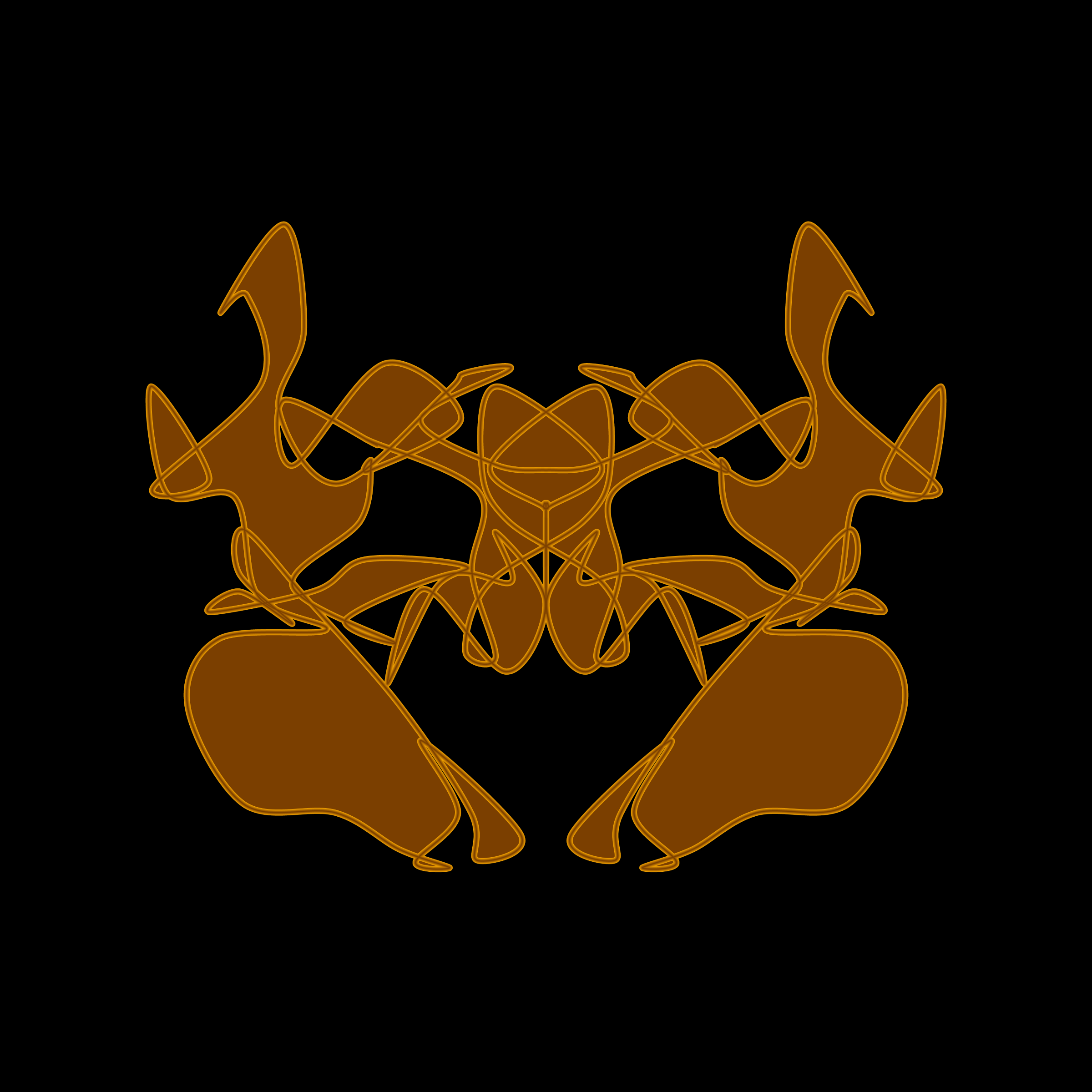 Art Blocks - Art Blocks v2 - Cryptoblots #1687 - NFT # 3001687