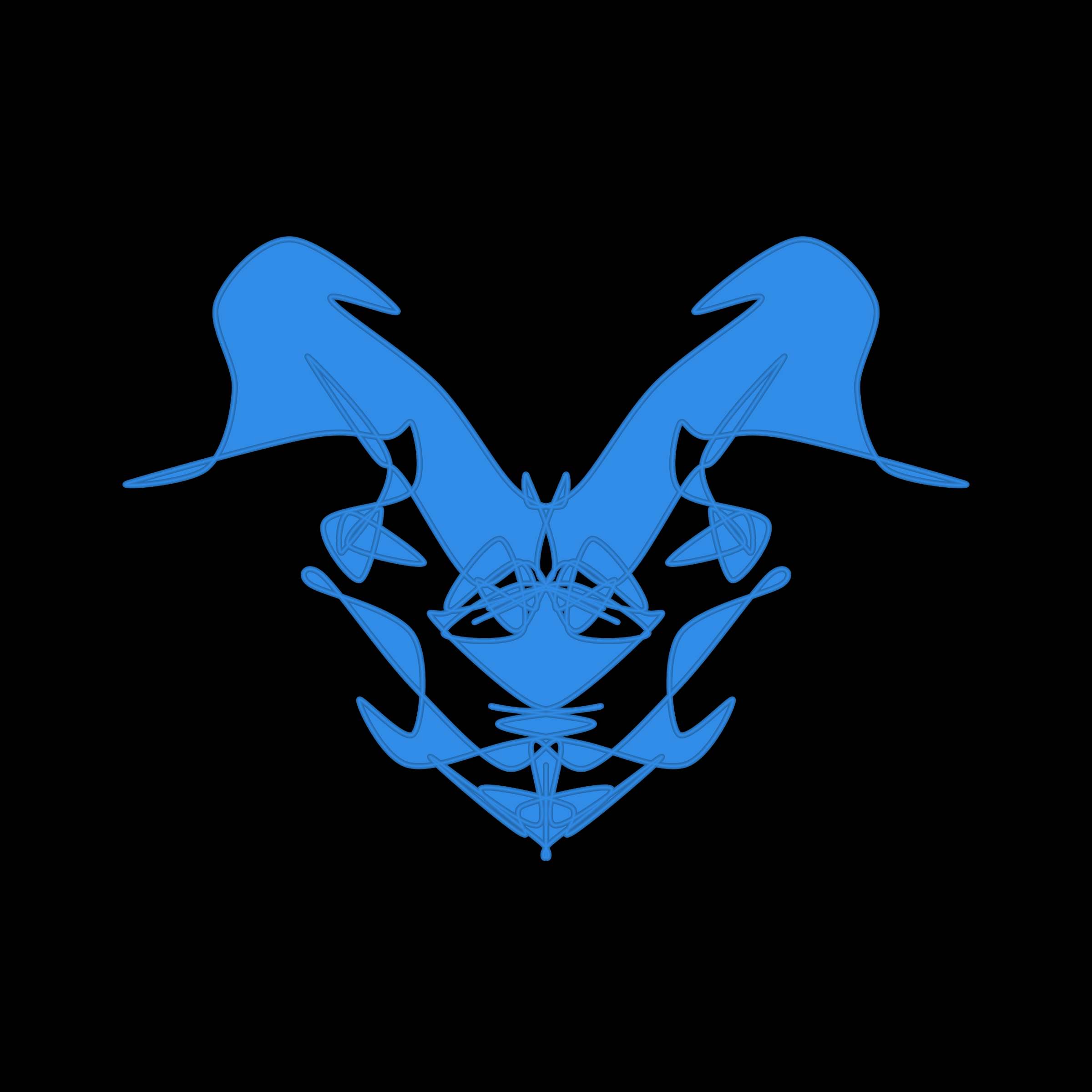 Art Blocks - Art Blocks v2 - Cryptoblots #1689 - NFT # 3001689