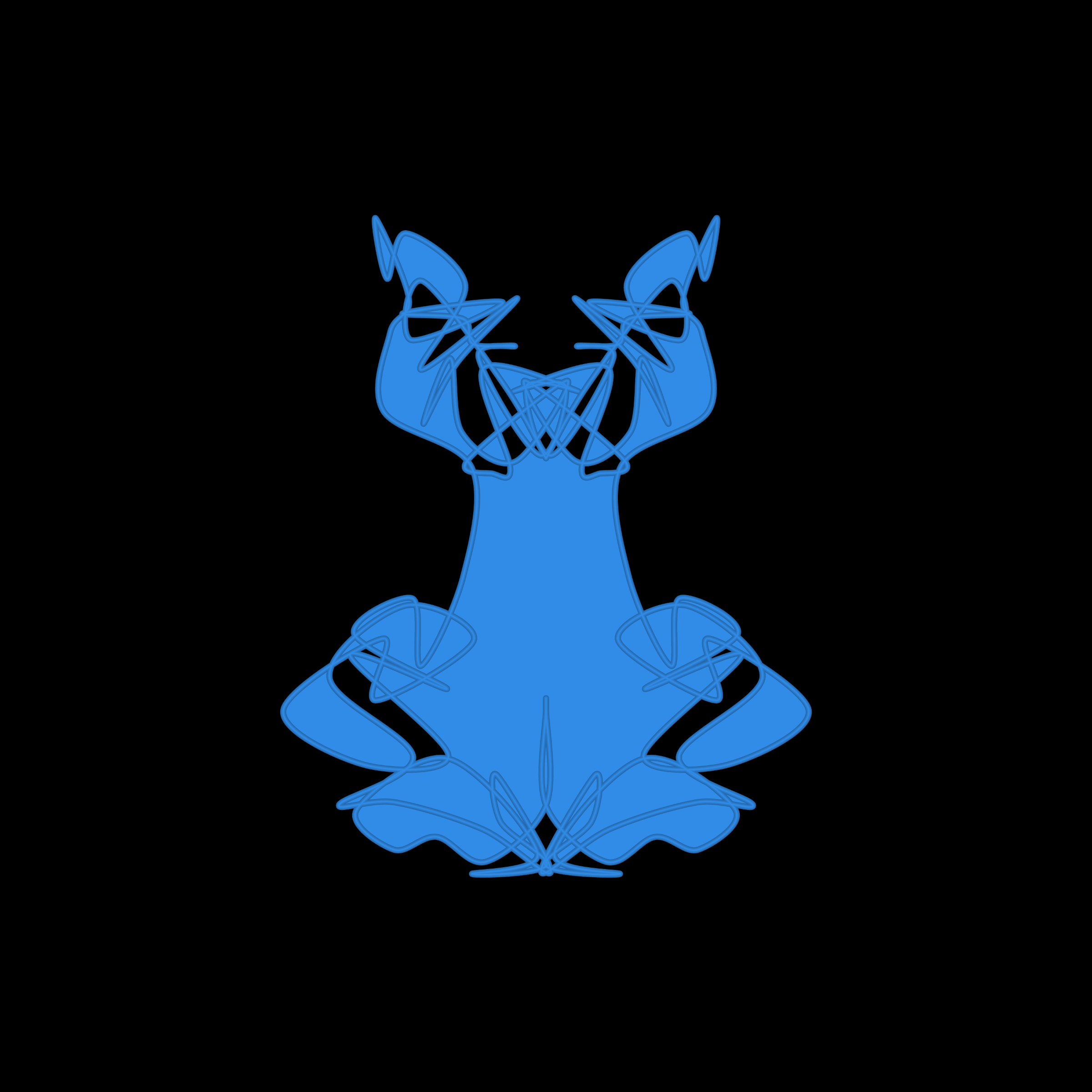 Art Blocks - Art Blocks v2 - Cryptoblots #1690 - NFT # 3001690