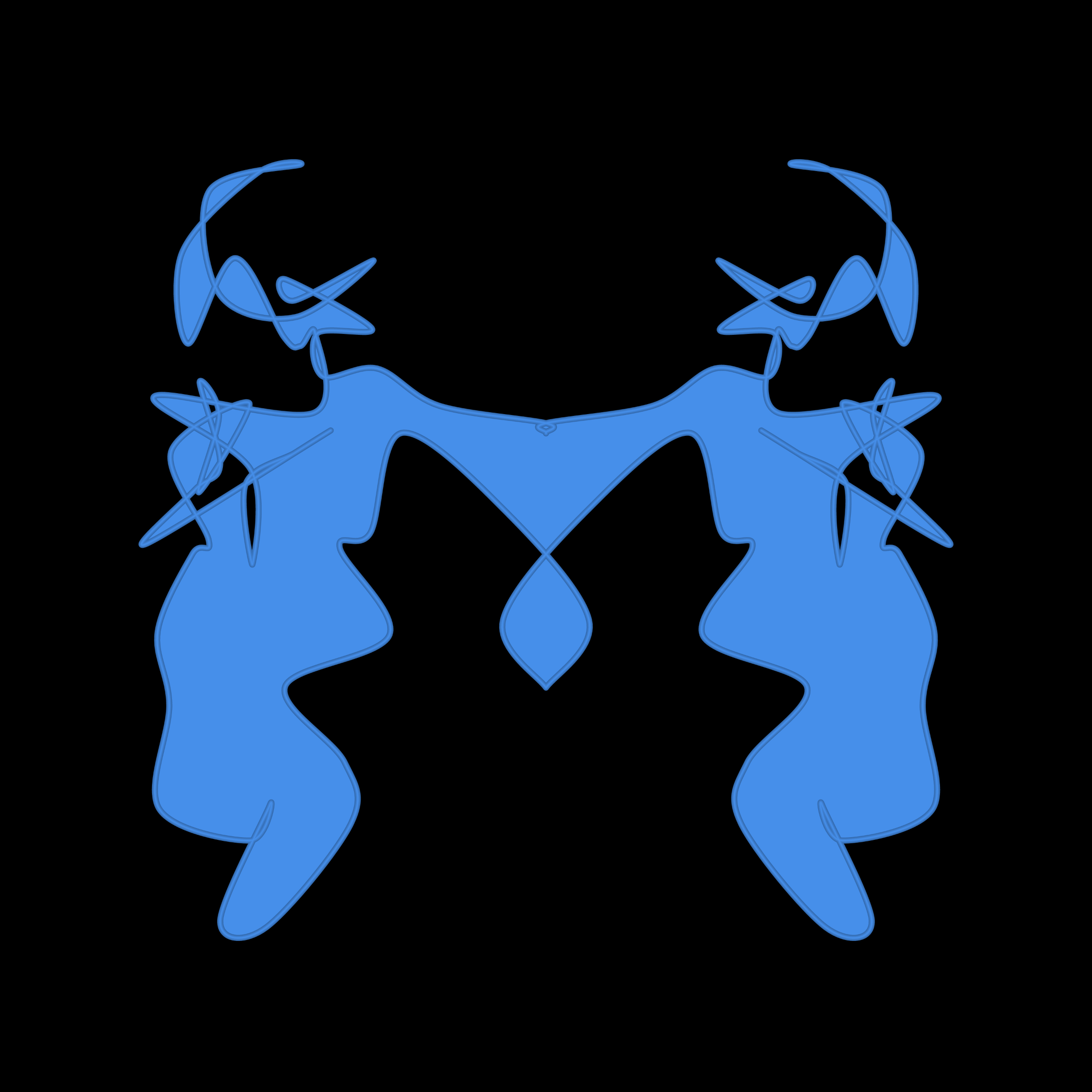 Art Blocks - Art Blocks v2 - Cryptoblots #1691 - NFT # 3001691