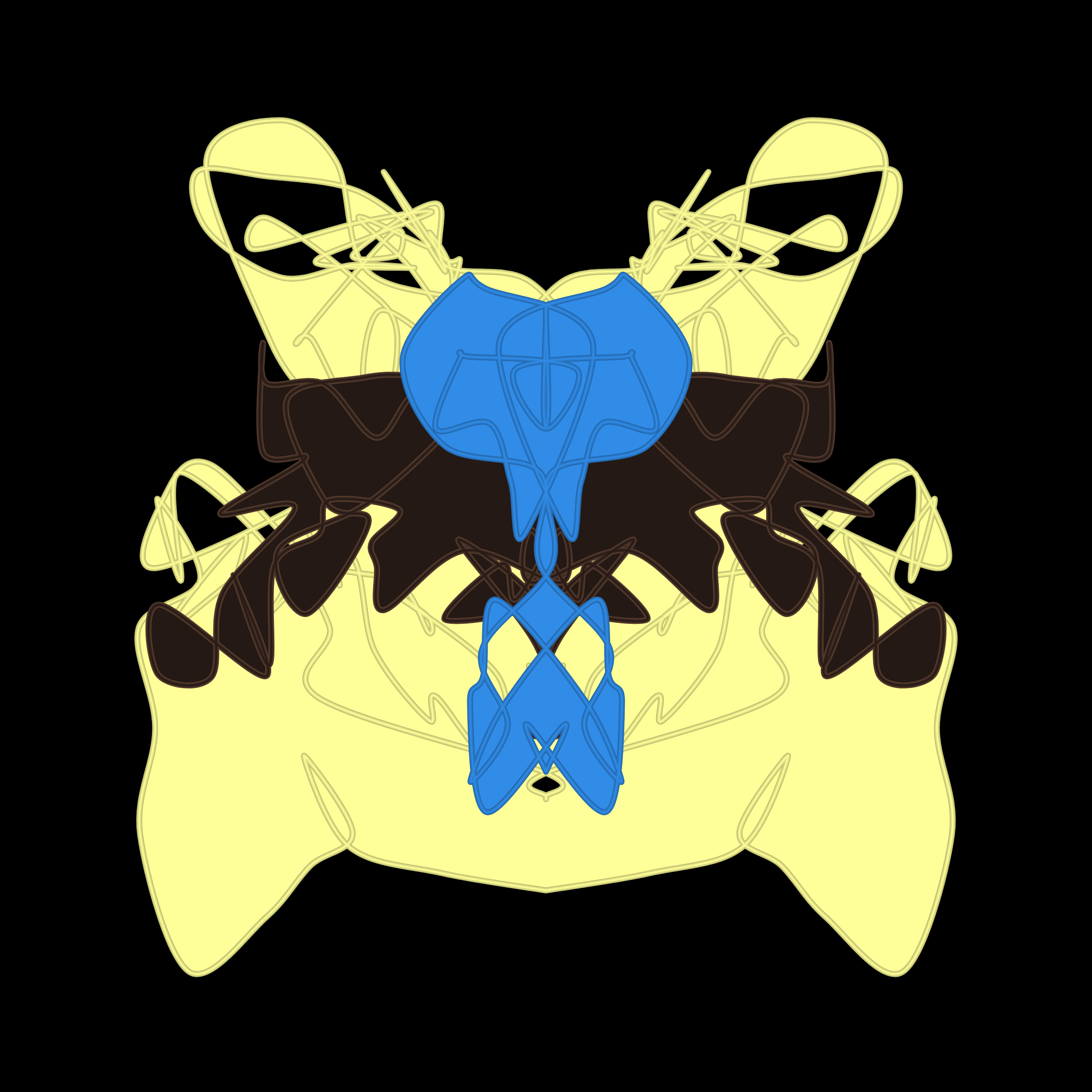 Art Blocks - Art Blocks v2 - Cryptoblots #1704 - NFT # 3001704