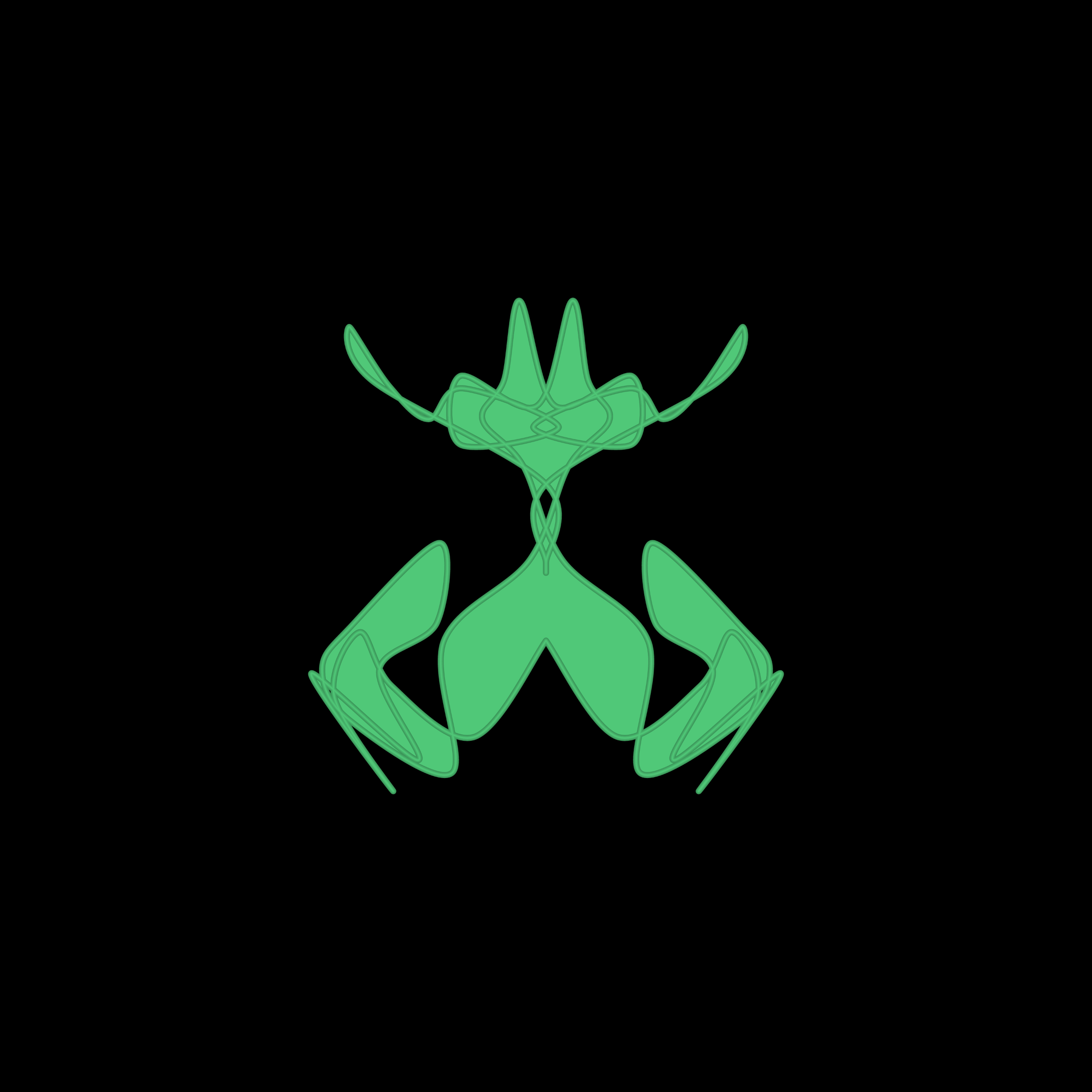 Art Blocks - Art Blocks v2 - Cryptoblots #1705 - NFT # 3001705