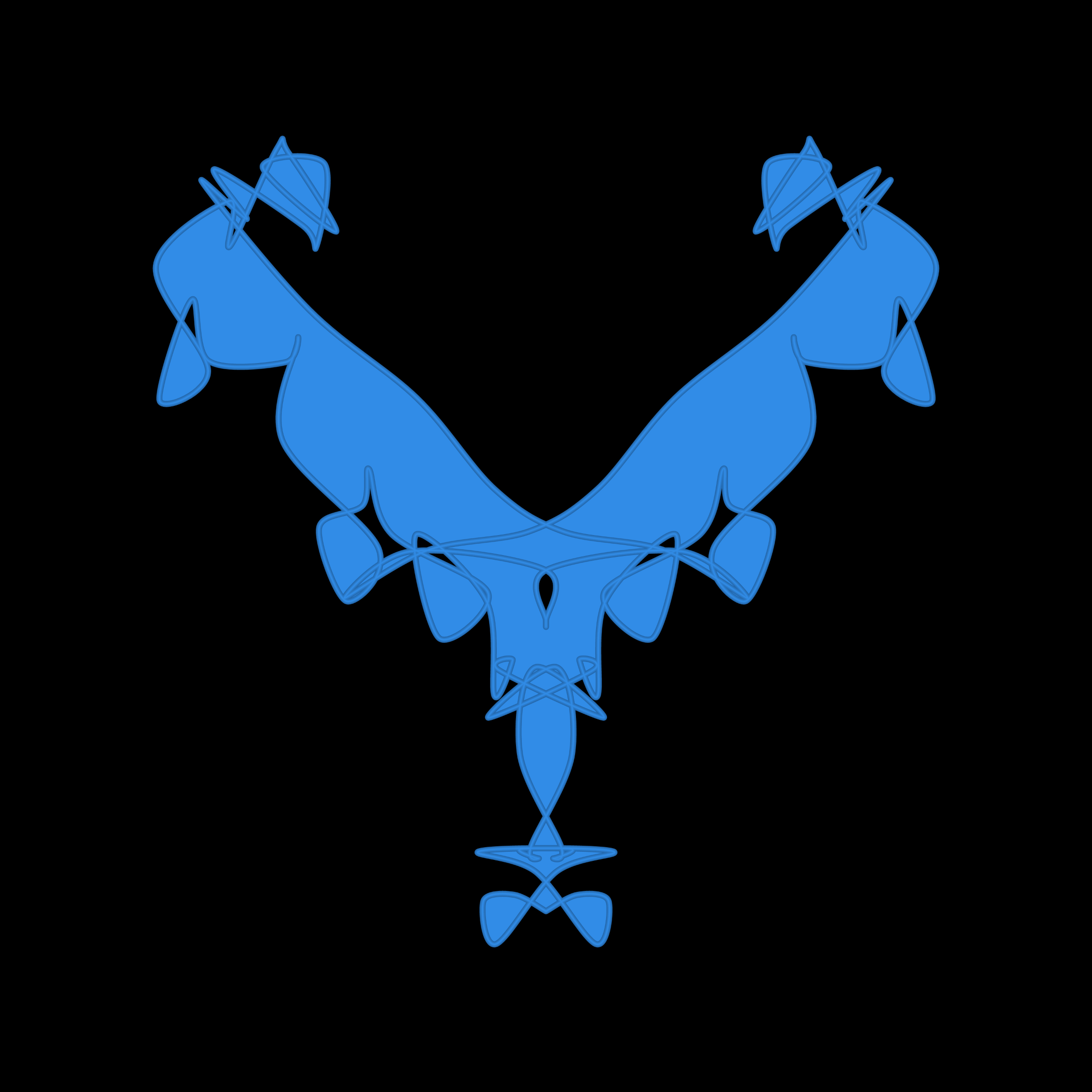 Art Blocks - Art Blocks v2 - Cryptoblots #1710 - NFT # 3001710