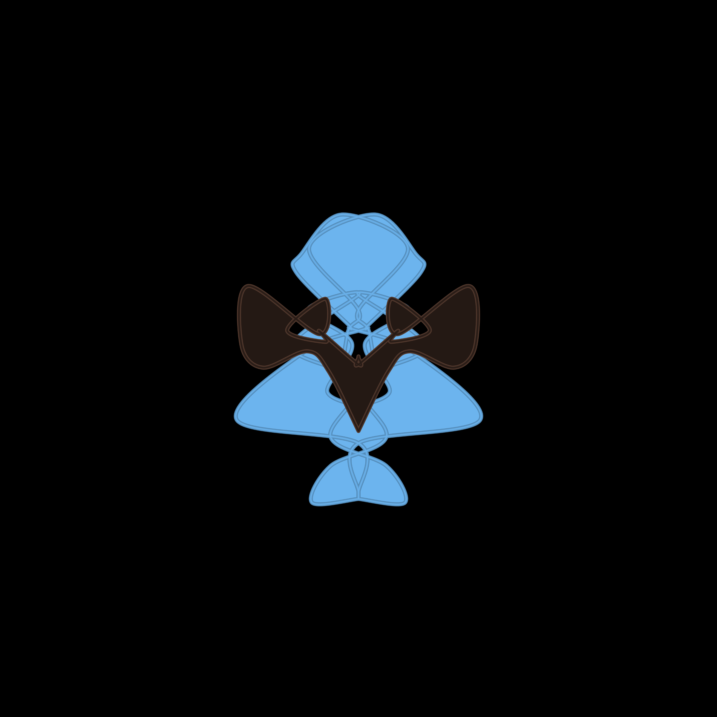 Art Blocks - Art Blocks v2 - Cryptoblots #1711 - NFT # 3001711