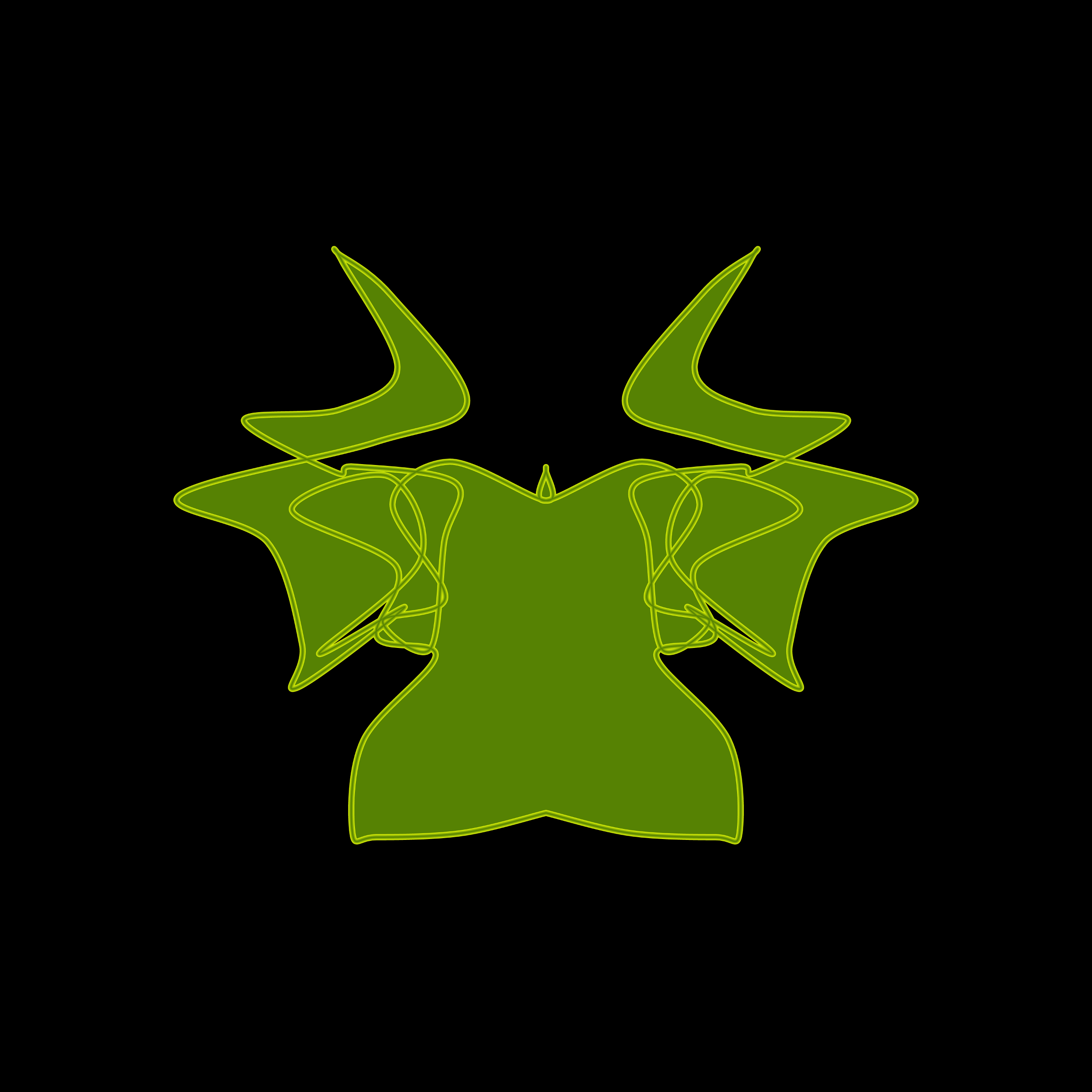 Art Blocks - Art Blocks v2 - Cryptoblots #1715 - NFT # 3001715