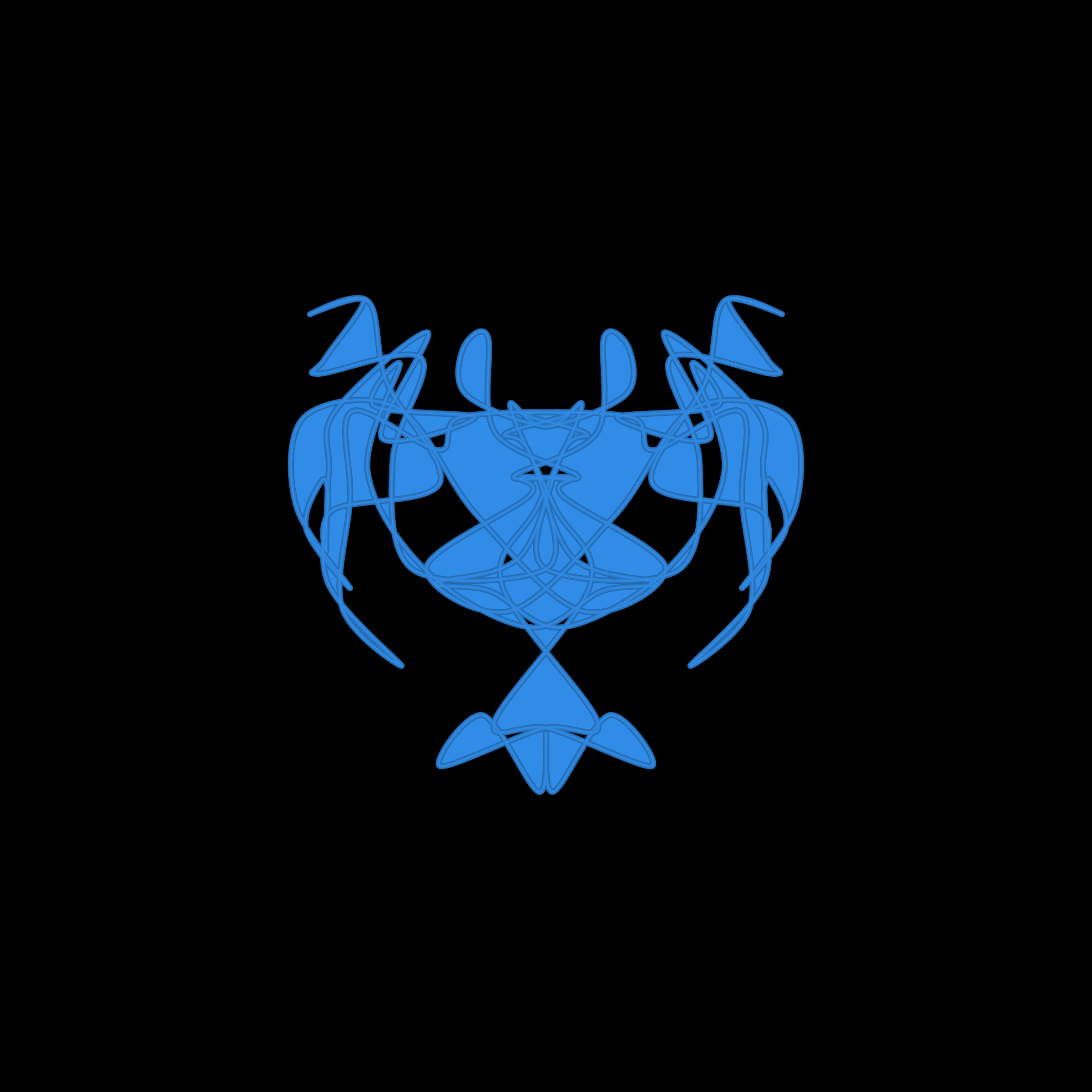 Art Blocks - Art Blocks v2 - Cryptoblots #1718 - NFT # 3001718