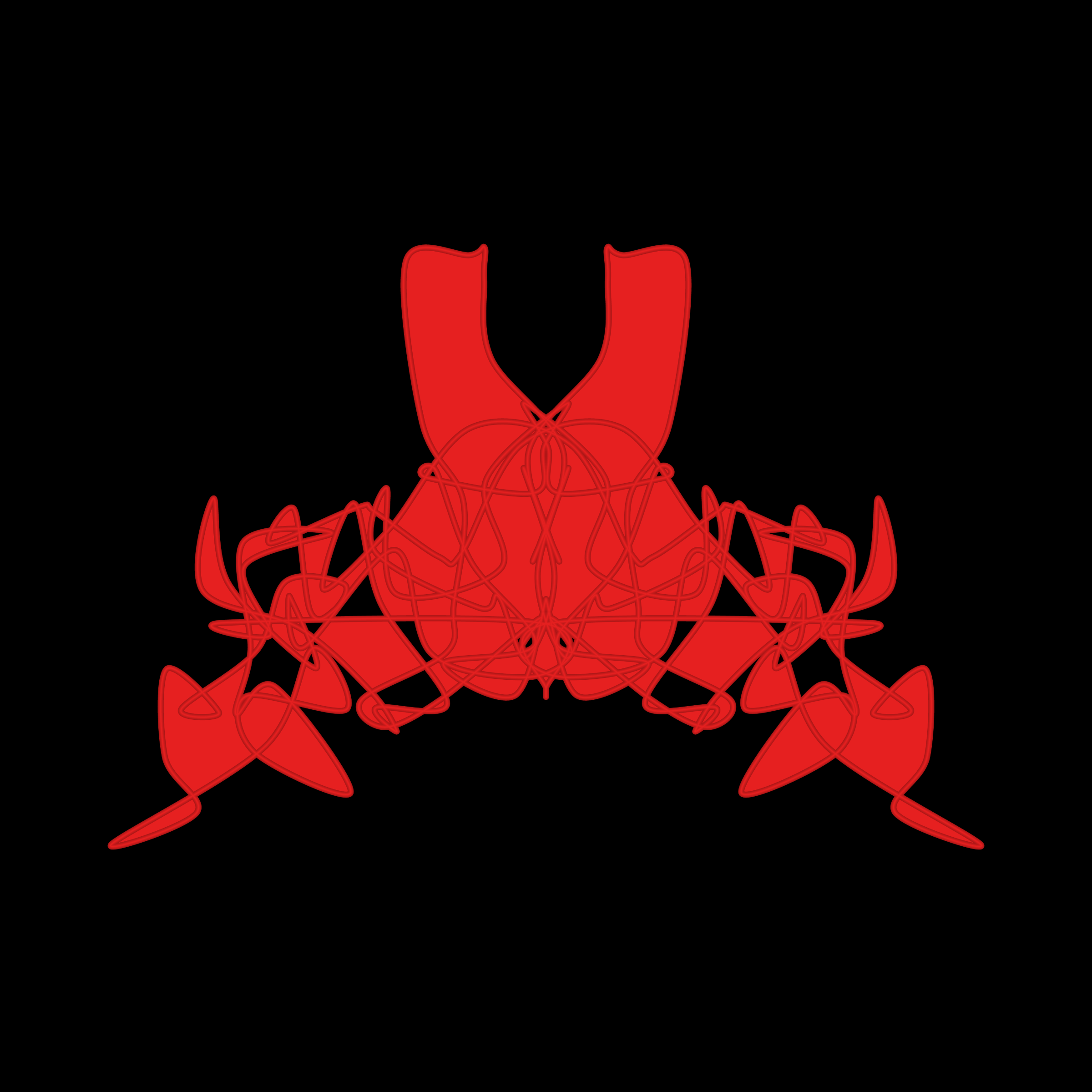 Art Blocks - Art Blocks v2 - Cryptoblots #1722 - NFT # 3001722